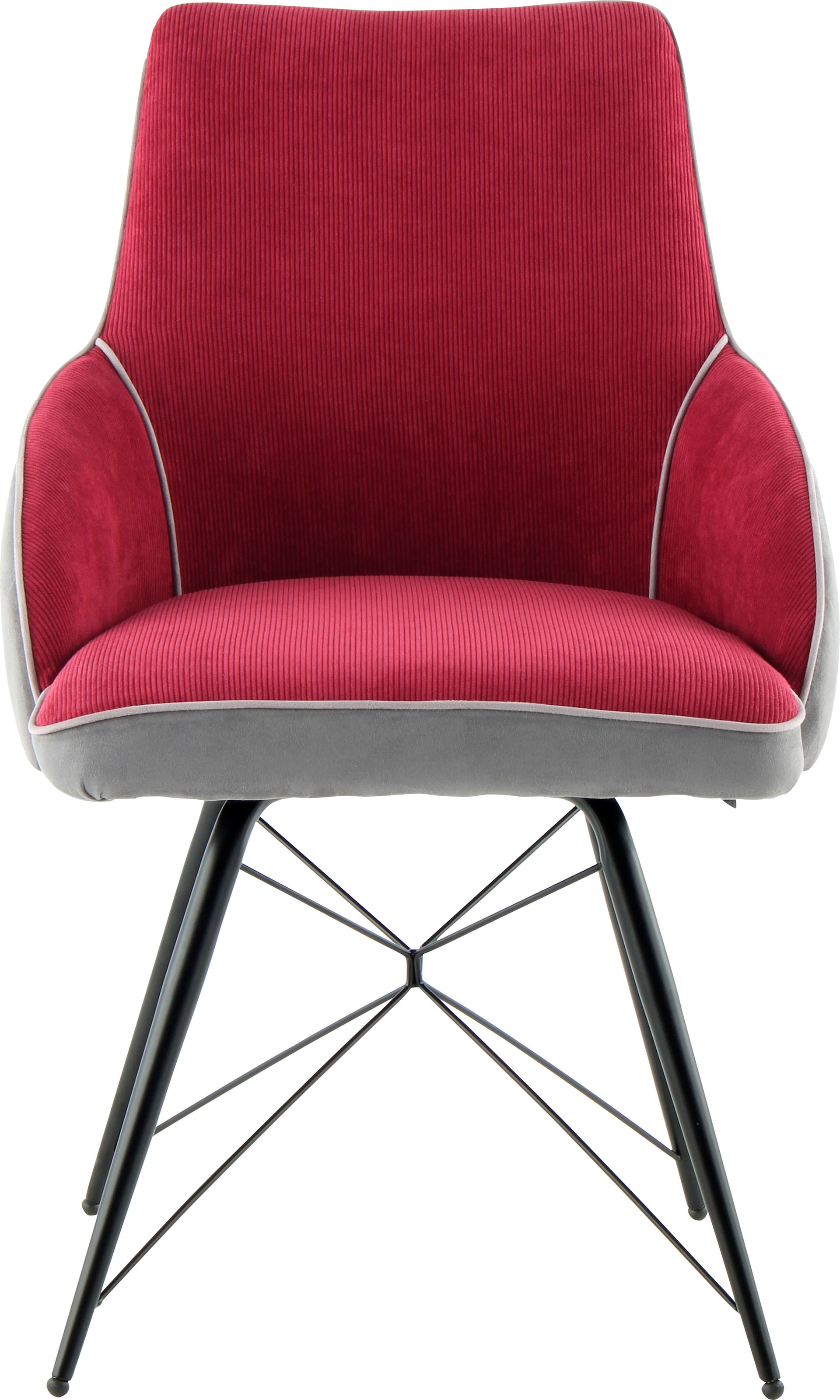 Kayoom Schalenstuhl »Stuhl Carol 125, Stuhl in attraktivem Retro-Look, zwei günstig online kaufen