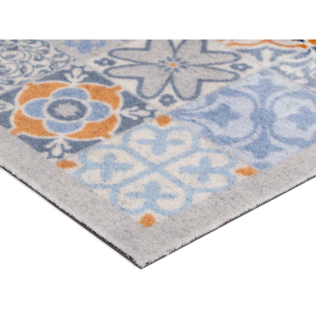 Primaflor-Ideen in Textil Küchenläufer »MOROCCAN TILES«, rechteckig, Fliesen Design, Ornamente, 50x150 cm, rutschhemmend, waschbar