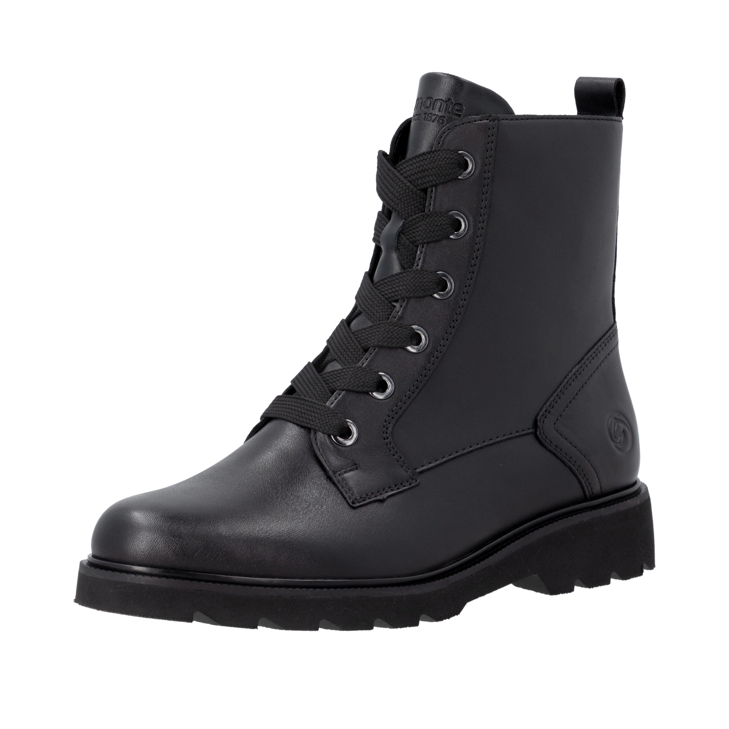 Remonte Schnürboots  Schnürstiefelette, Profilsohle, Blockabsatz