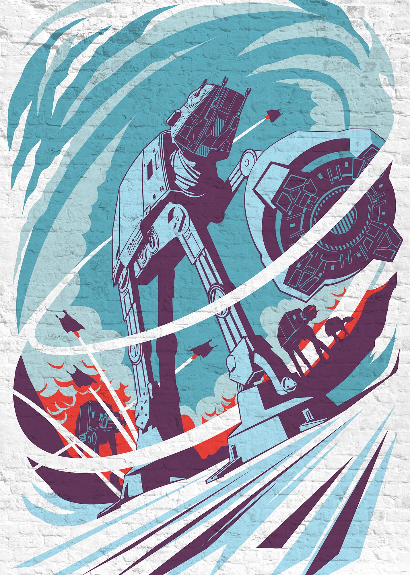 Komar Fototapete »Digitaldruck Fototapete - Star Wars Classic - Größe 200 x 280 cm« Comic | bedruckt glatt