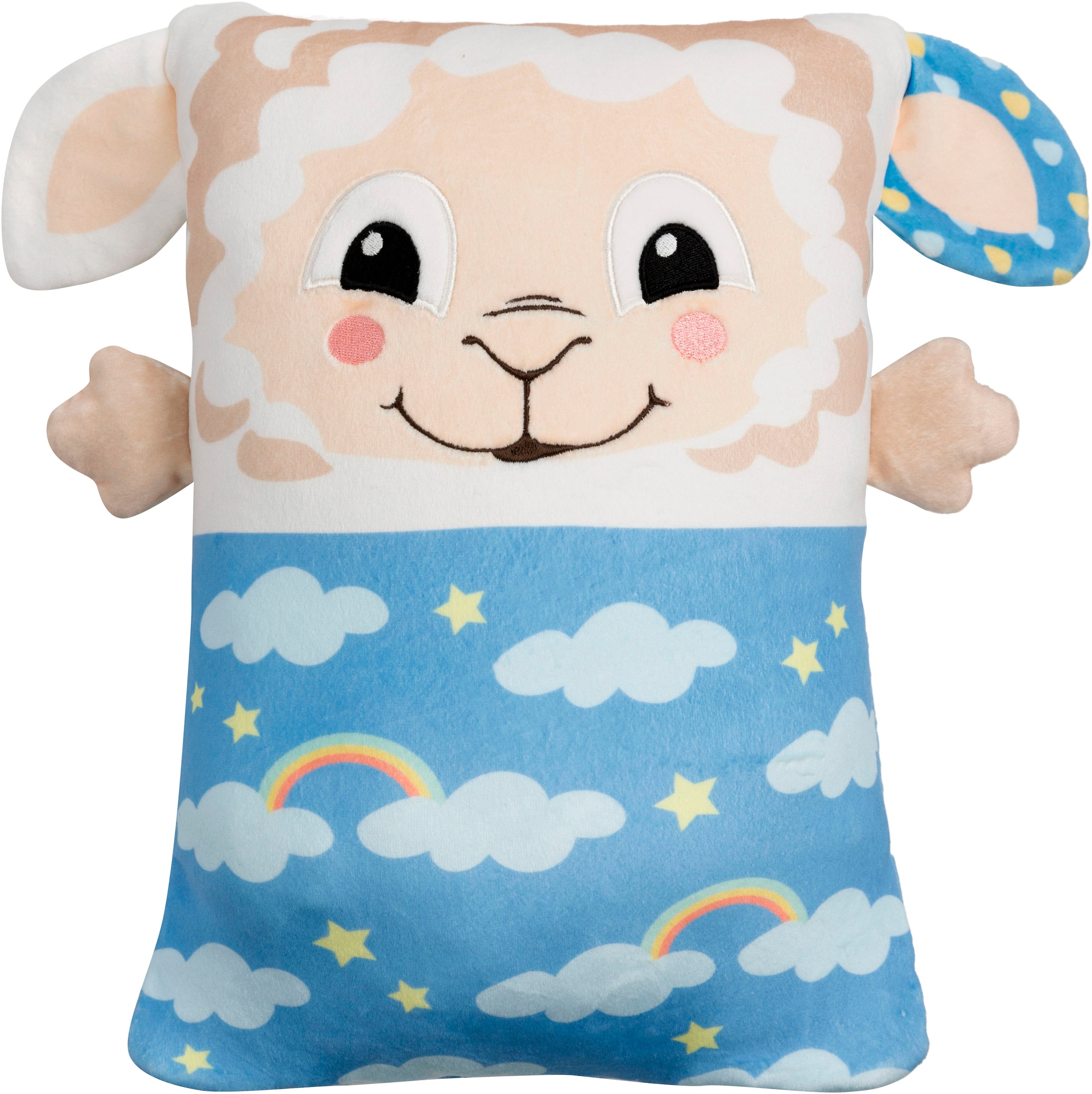 Nici Kuscheltier »Cosidoos, Schaf mit Wendefunktion 30x20 cm«, enthält recyceltes Material (Global Recycled Standard)