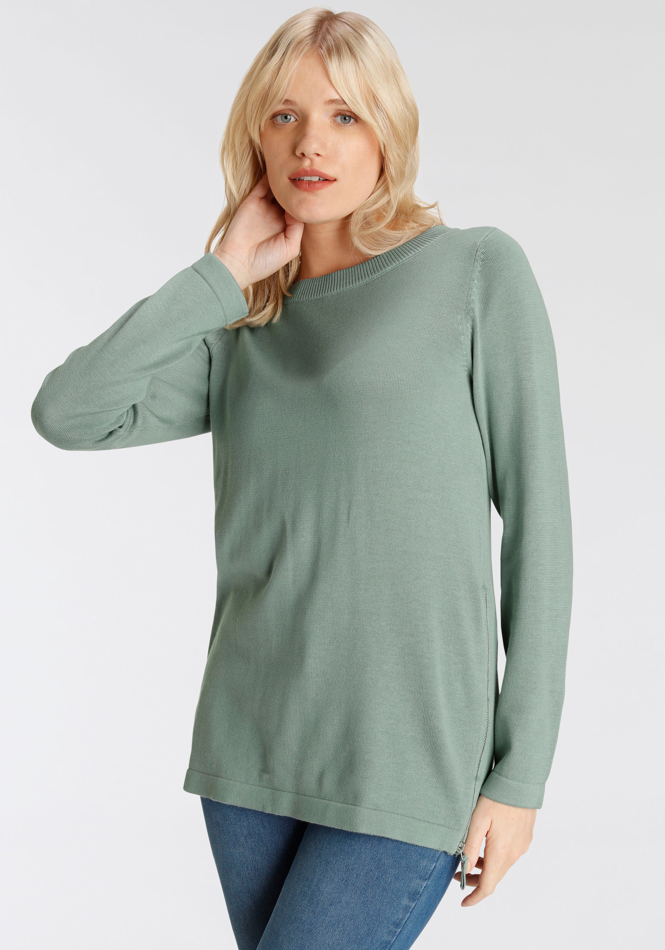 Boysen's Longpullover, lange Seitenschlitze  NEUE  KOLLEKTION kaufen
