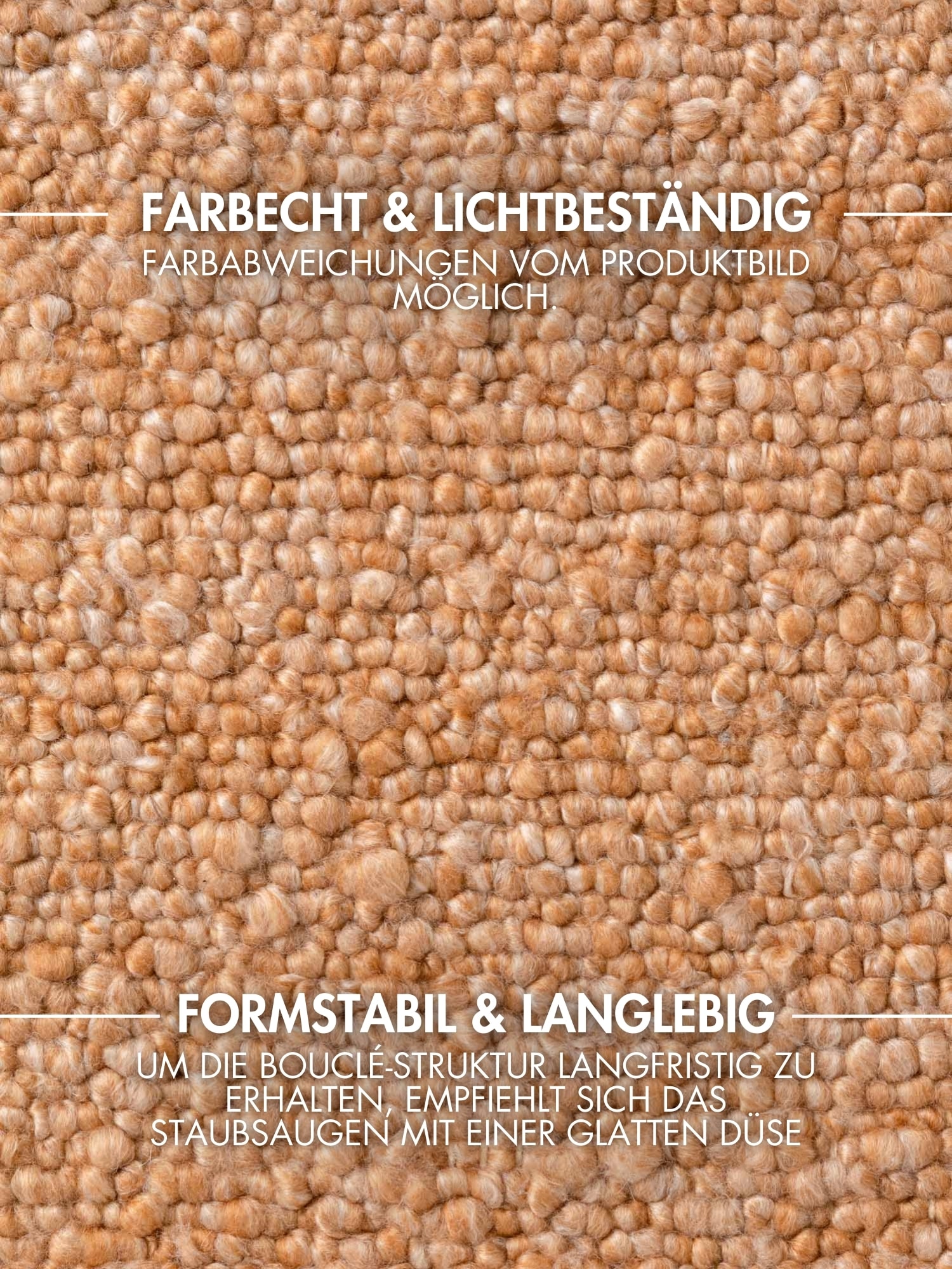 Ted Baker Teppich »Soft Bouclé Portobello« rechteckig 10 mm Höhe Woll-Optik, Bouclé Meliert, Wohnzimmer, Esszimmer, Schlafzimmer, Flur