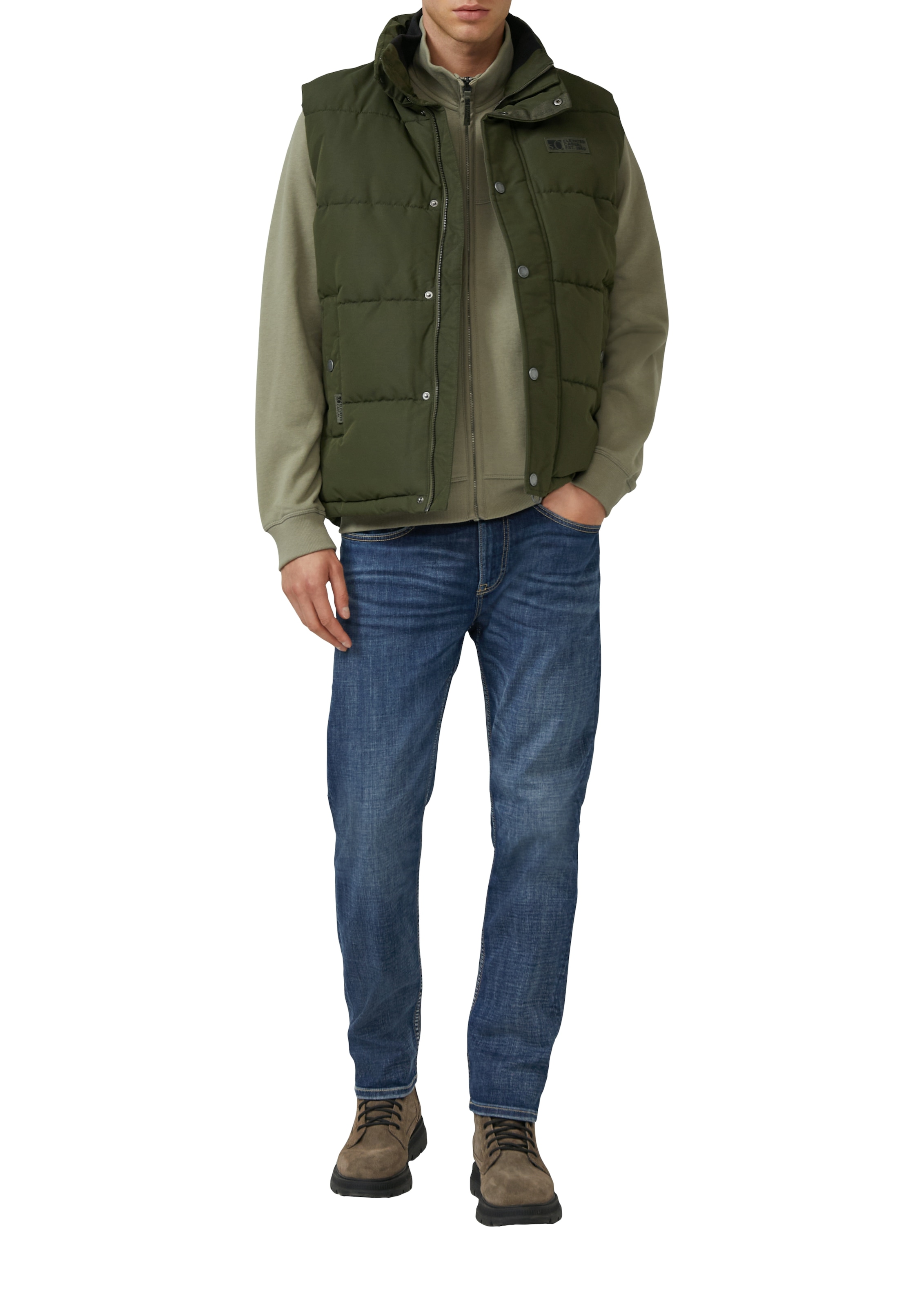 s.Oliver Sweatjacke mit Stehkragen