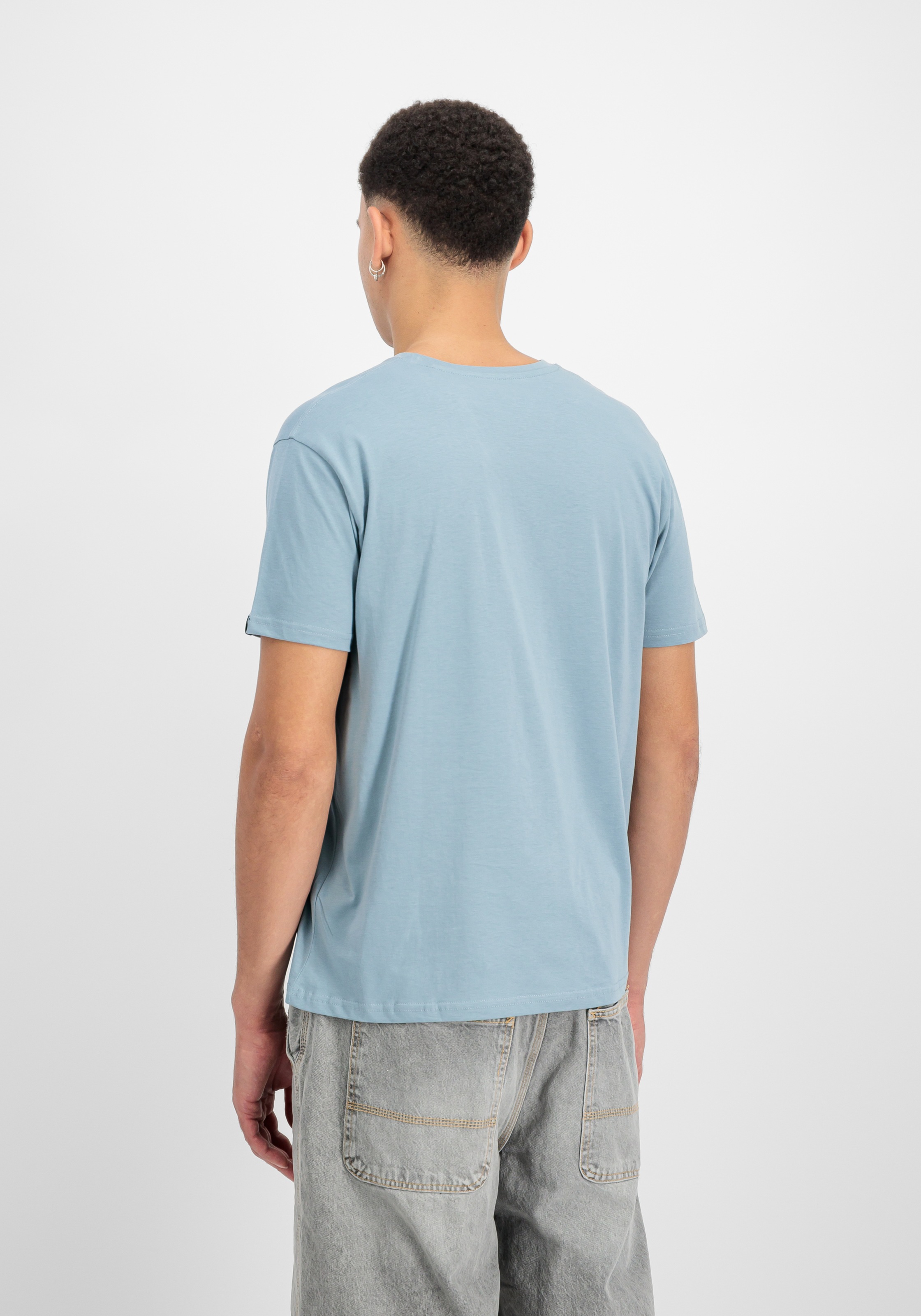 Alpha Industries Rundhalsshirt »BASIC T SMALL LOGO« Baumwolle, regular fit
