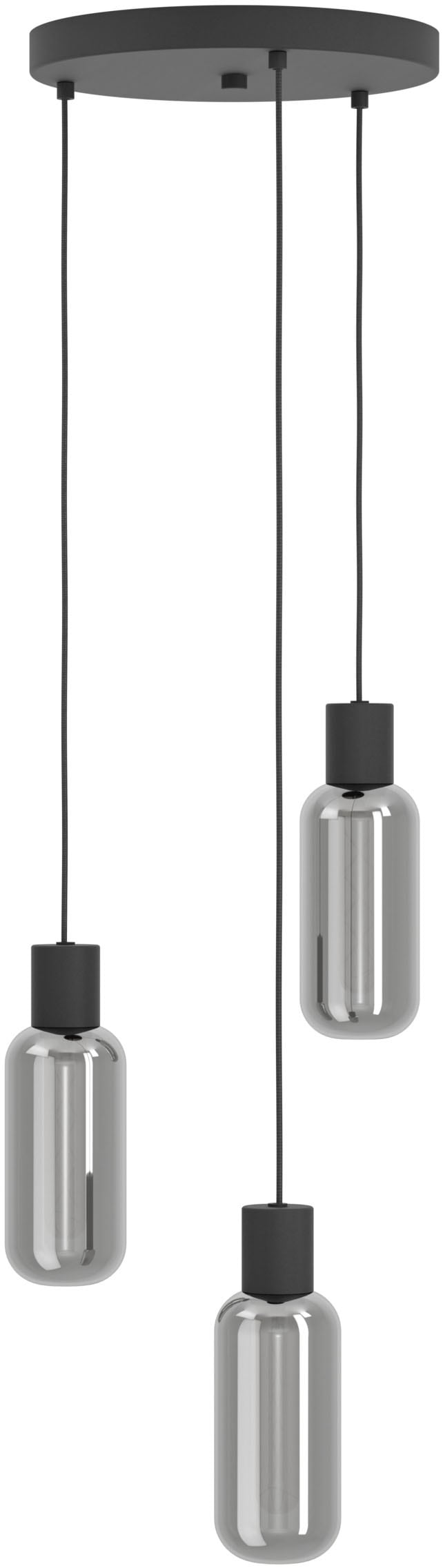 EGLO Hängeleuchte »MAIONE Pendellampe - Stahl - E27 - 3X4W - IP20« E27 1 St günstig online kaufen