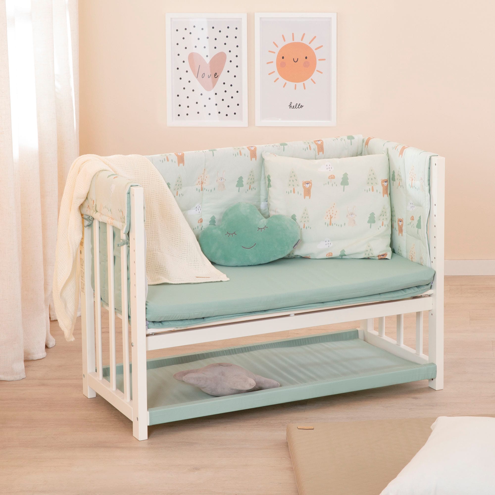 roba® Stubenbett »4in1, Woodland Buddies«