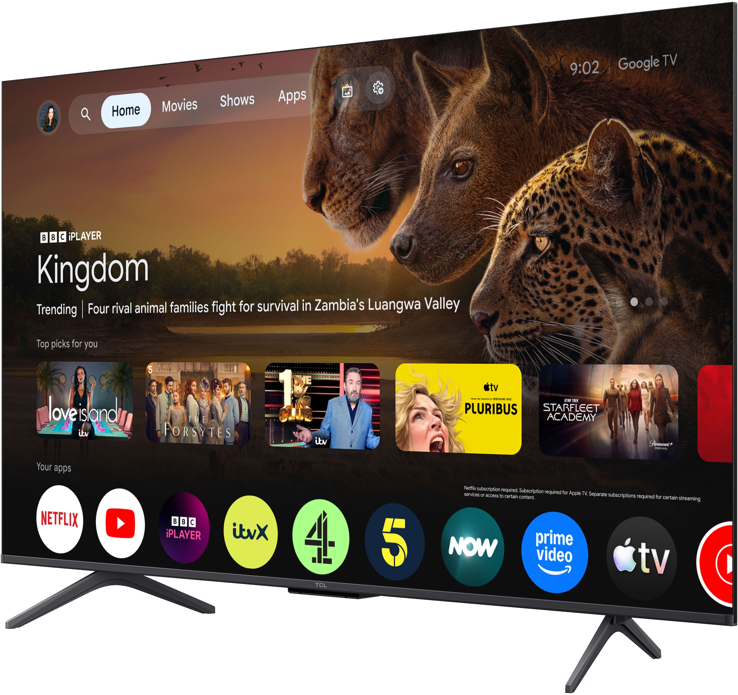 TCL LED-Fernseher »55T8D« 139 cm/55 ″ Smart-TV