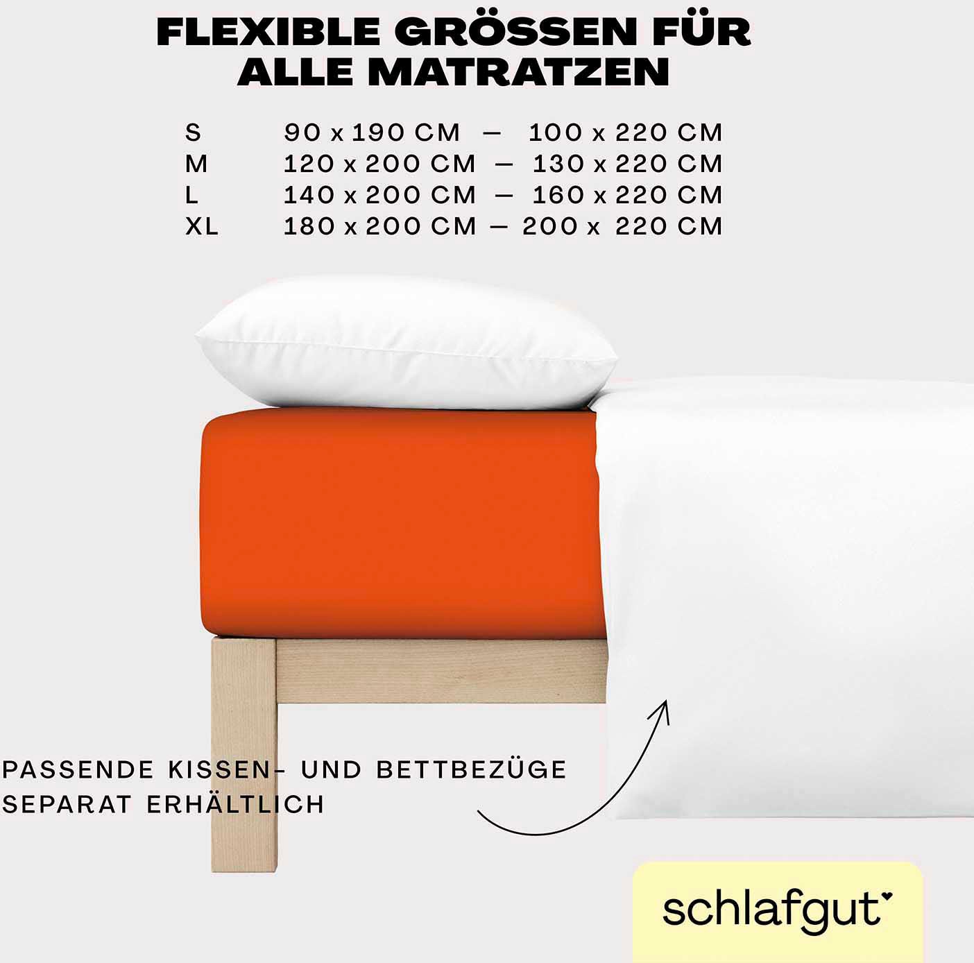 Schlafgut Spannbettlaken »EASY Jersey Elasthan«, MADE IN GREEN by OEKO-TEX®