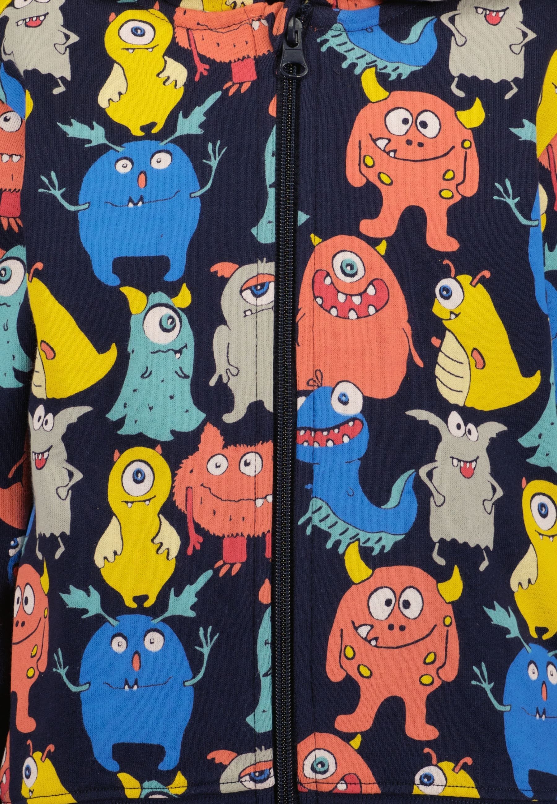 Blue Seven Sweatjacke »Blue Seven Jungen Sweatjacke mit Monstern«