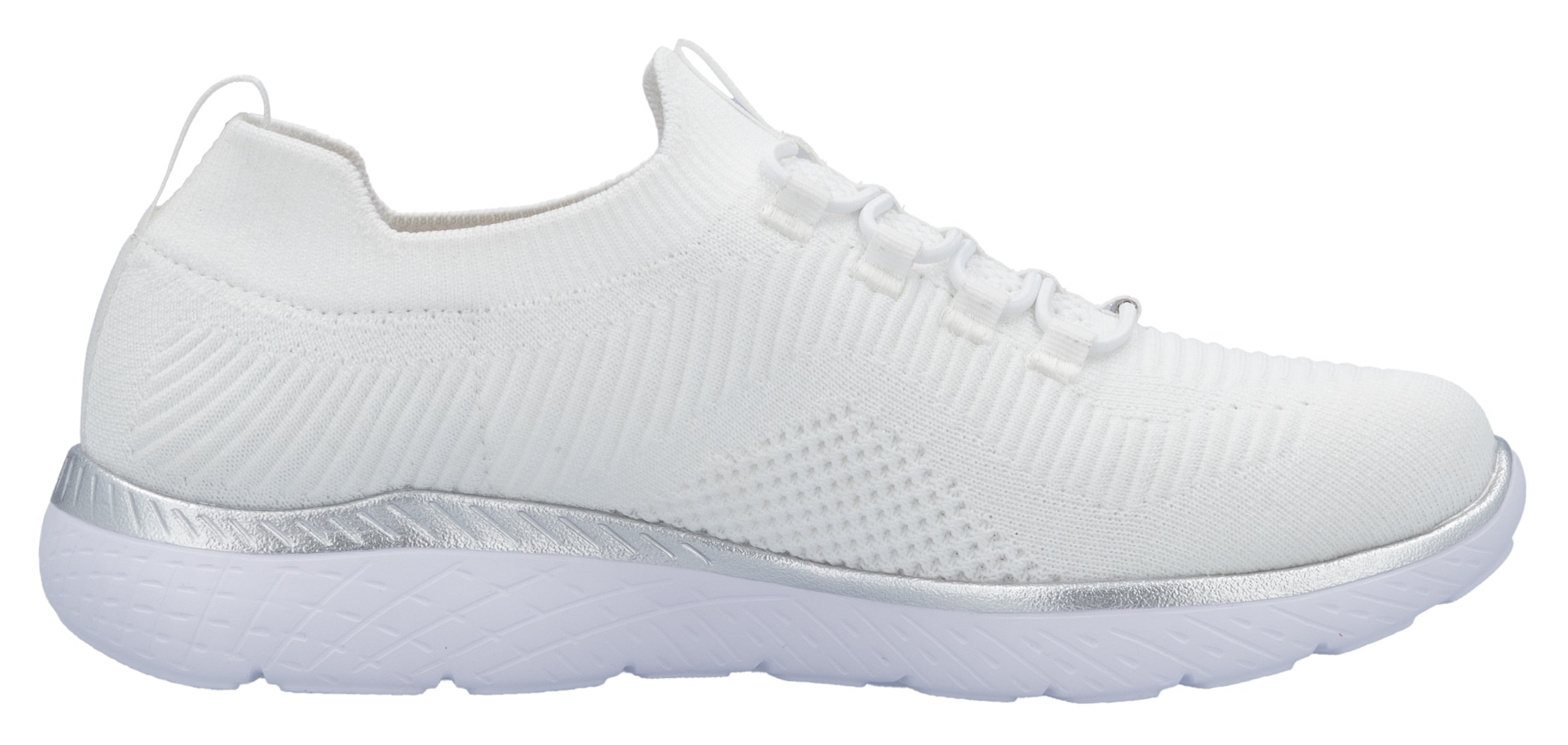 RIEKER Sport Slip-On Sneaker, Slipper, Freizeitschuh, Schlupfschuh mit Elastik-Einstieg