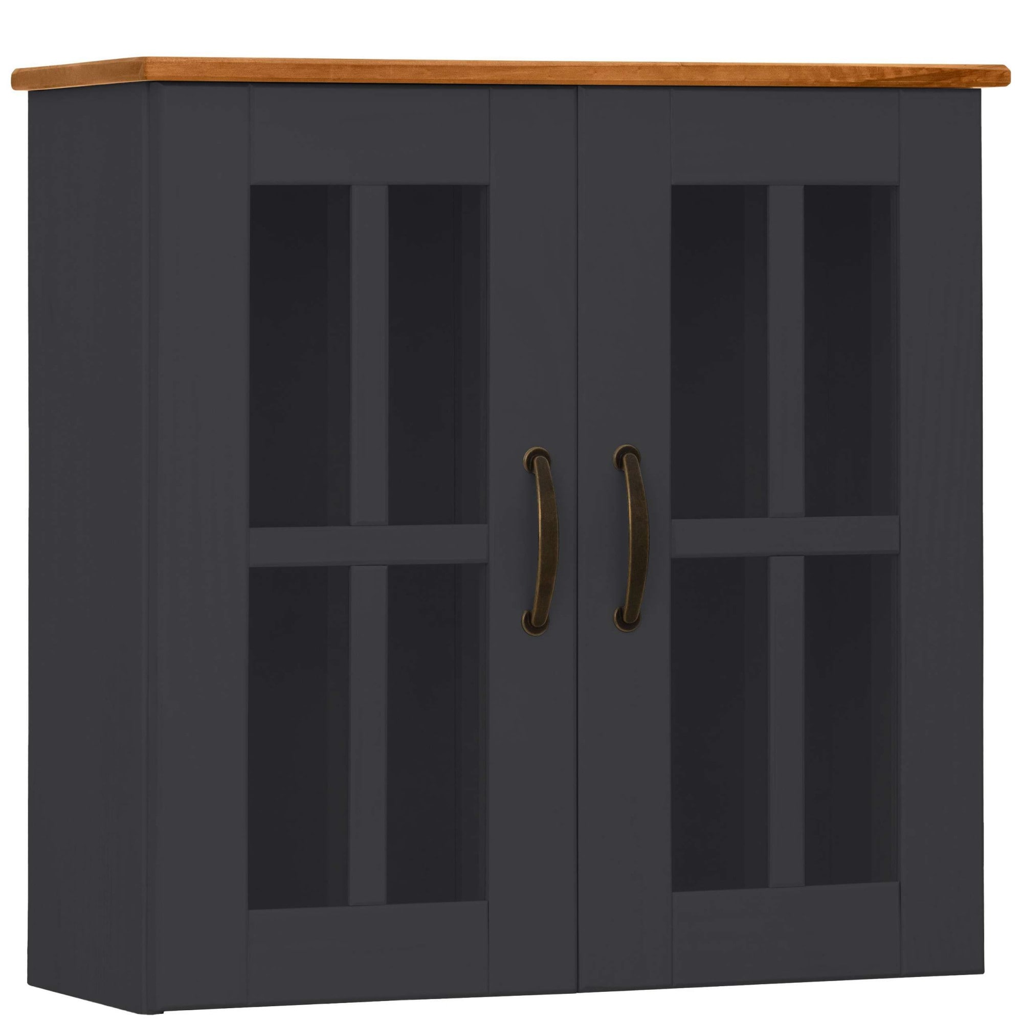 Home affaire Hängeschrank »Rodby«, FSC®-zertifiziertes Massivholz, Griffe Metall, Breite 60cm, Höhe 60cm