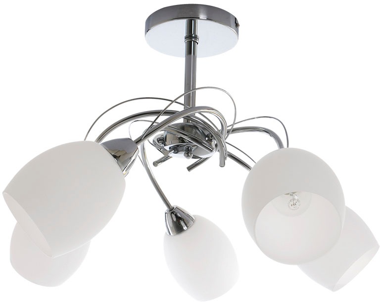 SPOT Light Deckenleuchte »Pisa«, 5 flammig, Leuchtmittel E27   Leuchtmittel günstig online kaufen