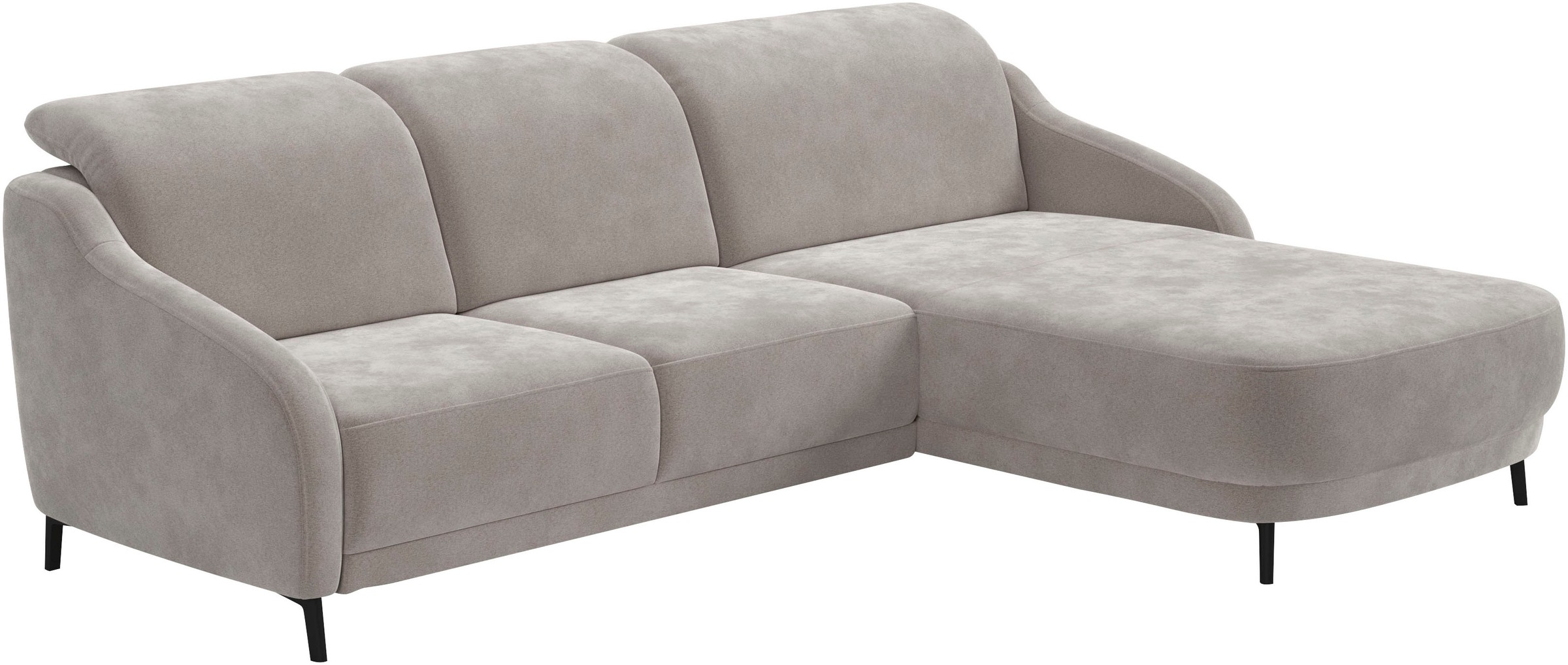 sit&more Ecksofa »Blues L-Form«, wahlweise mit Klapptisch und USB