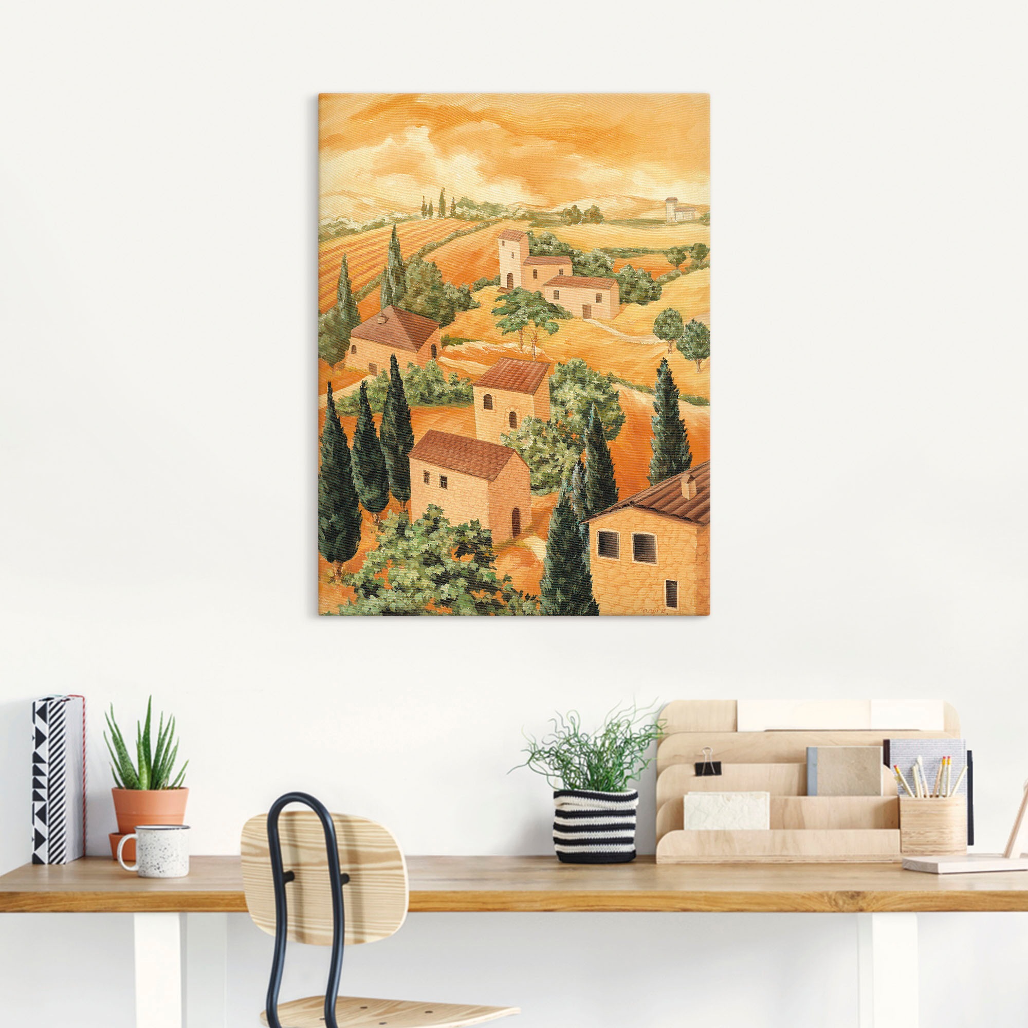 Artland Wandbild »Landschaft Italien«, Europa, (1 St.), als Alubild, Outdoorbild, Leinwandbild, Poster in verschied. Größen
