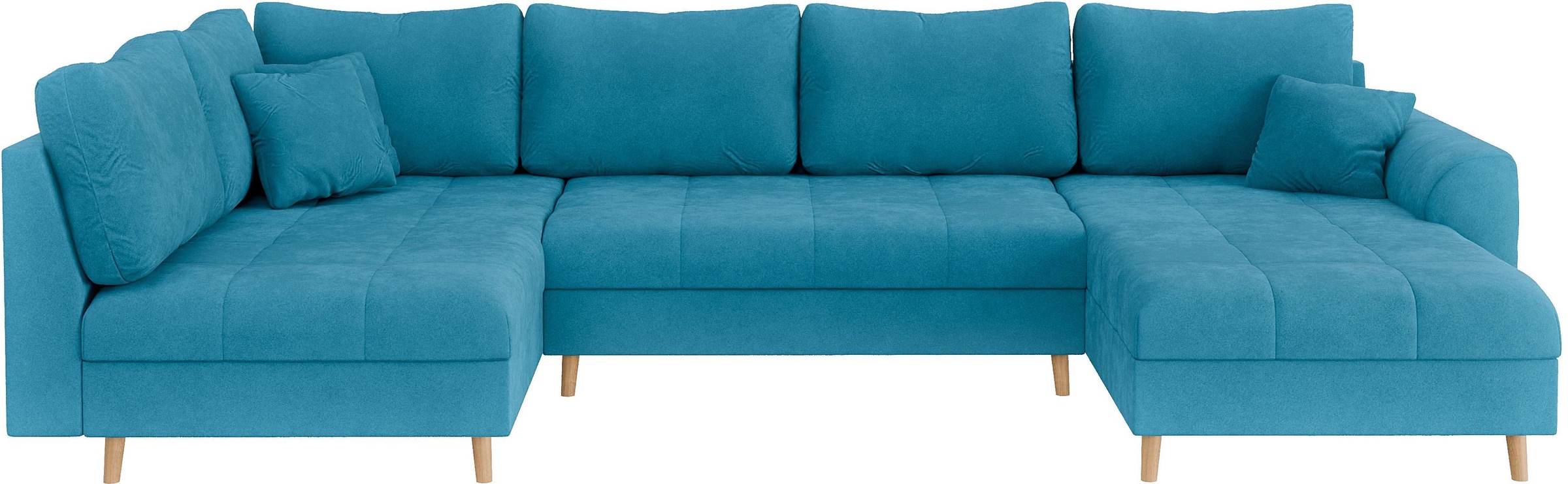 Home affaire Wohnlandschaft »CHARRE U-Form mit Ottomane, Maße B/T/H: 310/16 günstig online kaufen