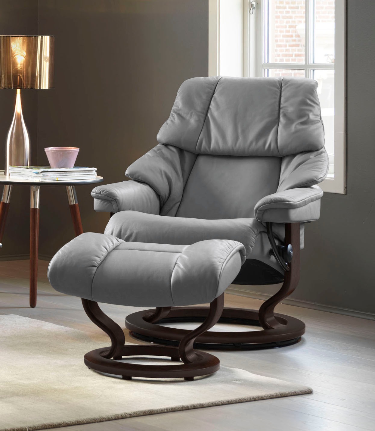 Stressless "Reno" mit Classic Base, Größe S, M & L, Gestell Braun günstig online kaufen