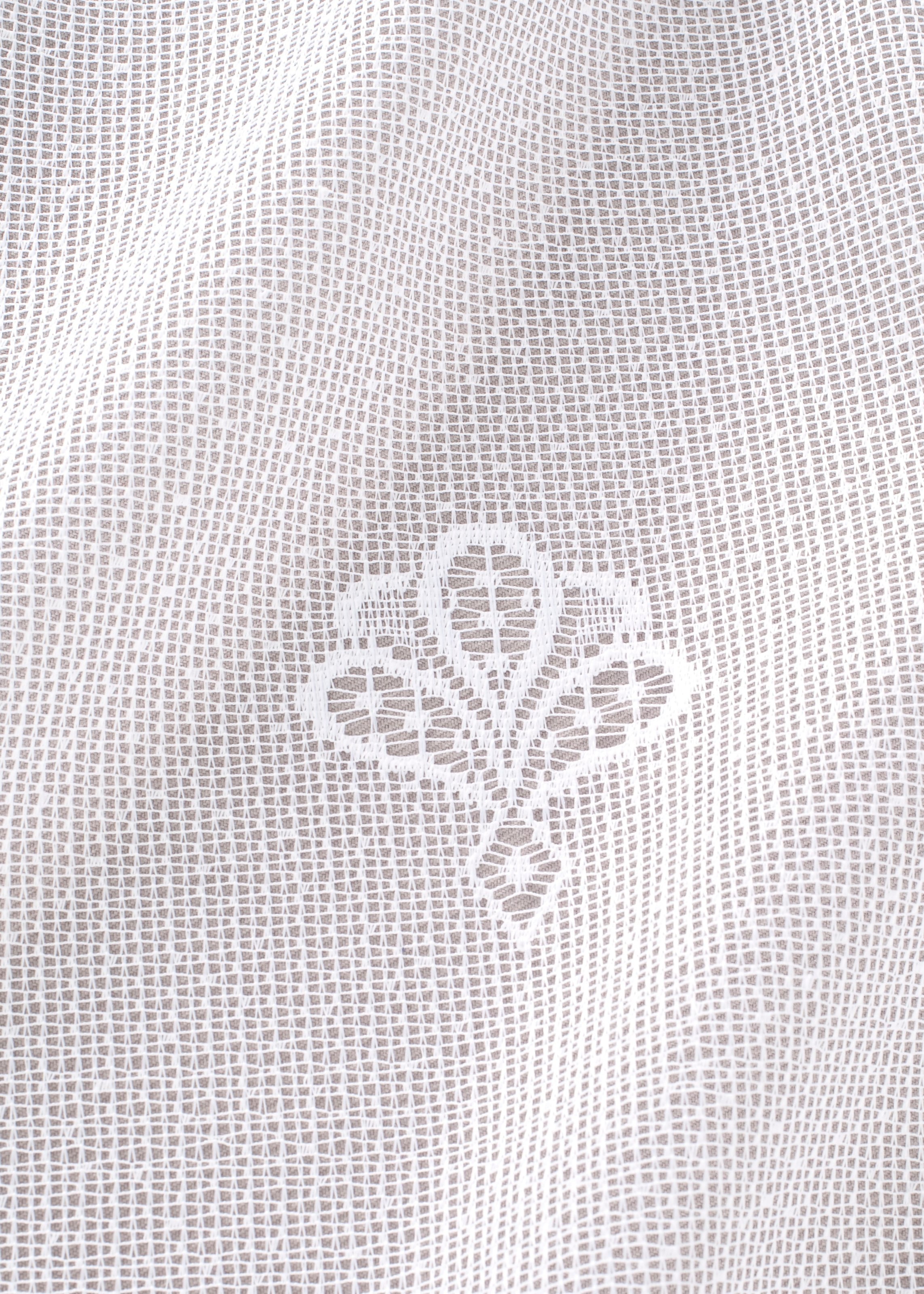 Weckbrodt Gardine »Aletta«, (1 St.), Jacquard, strukturiert, halbtransparent, Allover,Motiv, Bordüre, Store