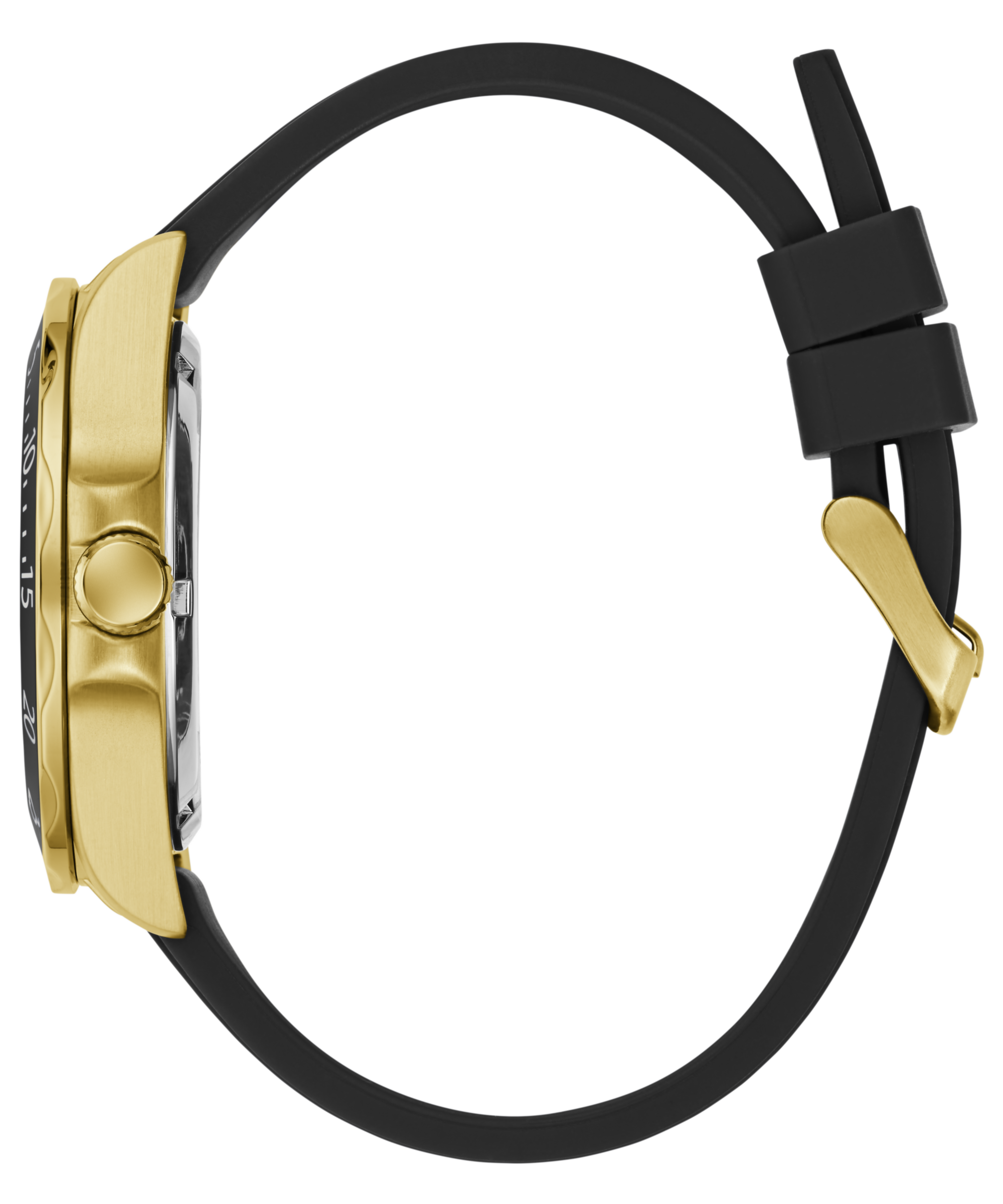 Guess Automatikuhr »CLIFF« Armbanduhr, Herrenuhr, Mechanische Uhr, Silikonarmband, analog