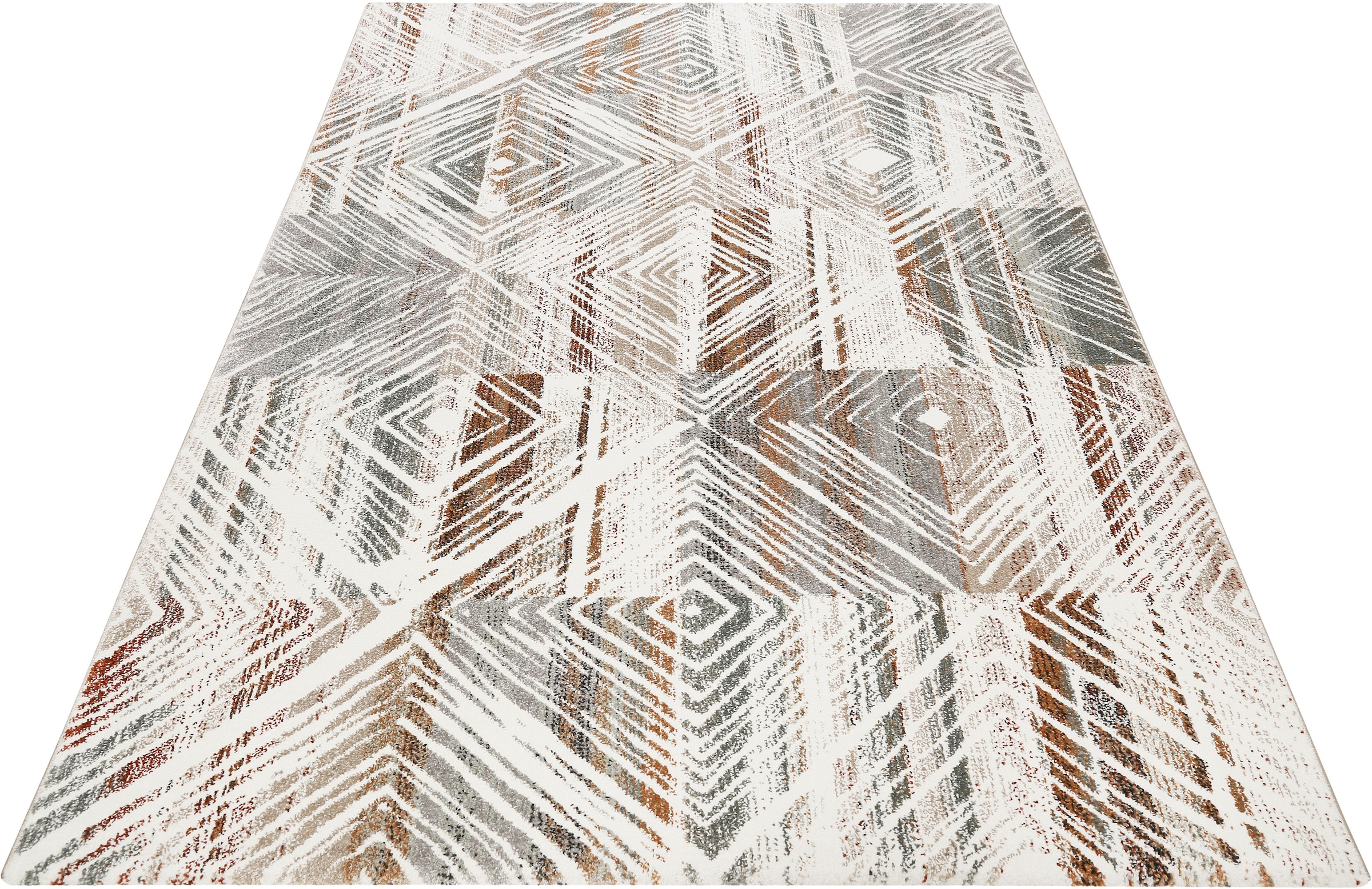Esprit Teppich »Cuba, ESP-40104«, rechteckig, 13 mm Höhe, dichter Kurzflor, geometrisch, Wohnzimmer