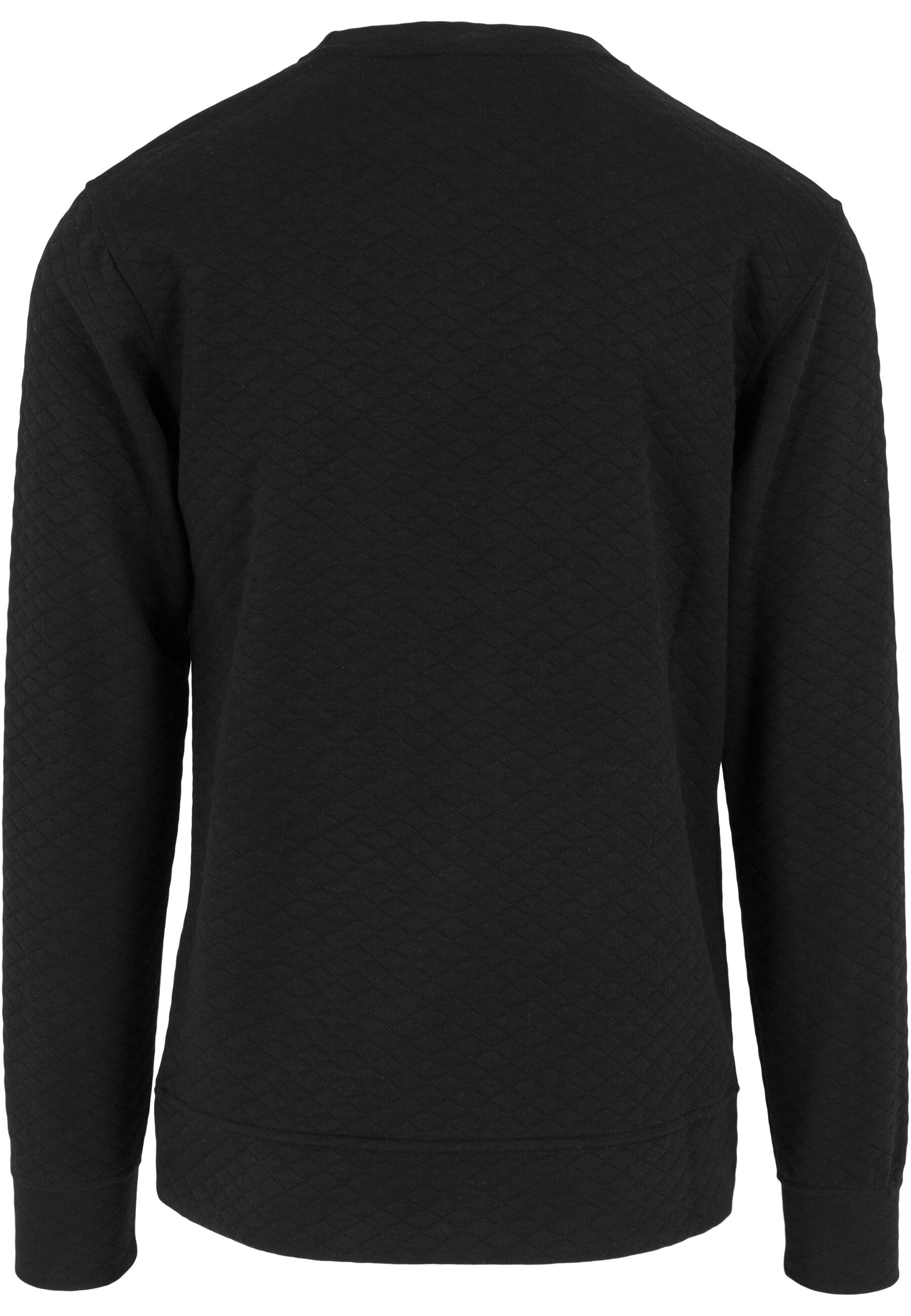 URBAN CLASSICS Rundhalspullover »Urban Classics Herren Diamond Quilt Crewneck« 1 Stk.