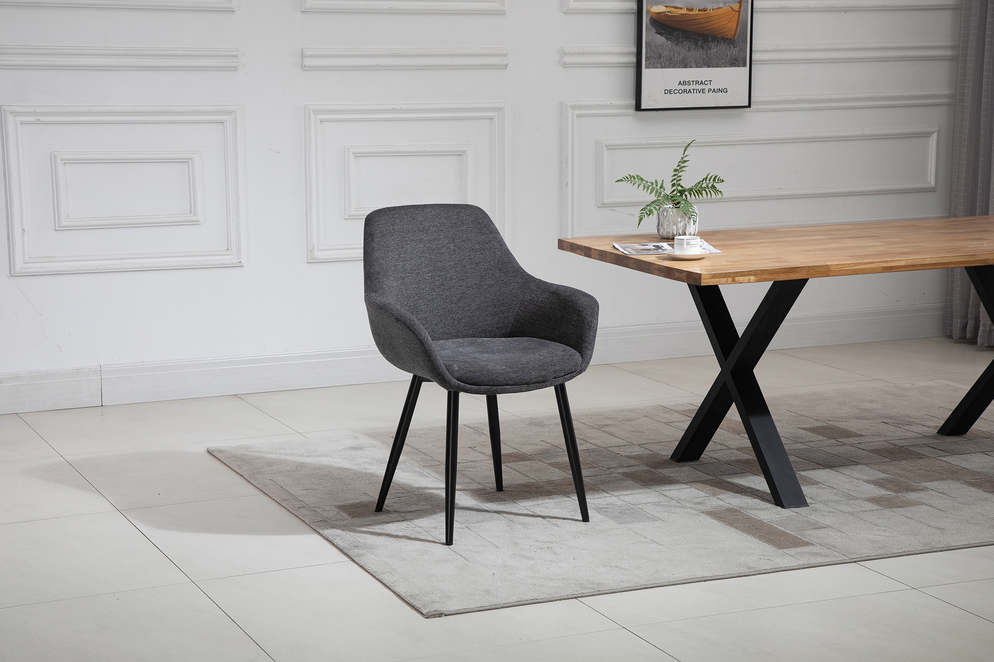 SalesFever Essgruppe, (Set, 5 tlg.), Tischplatte behandelt mit OSMO Hartwachs-Öl in seidenmattem Finish