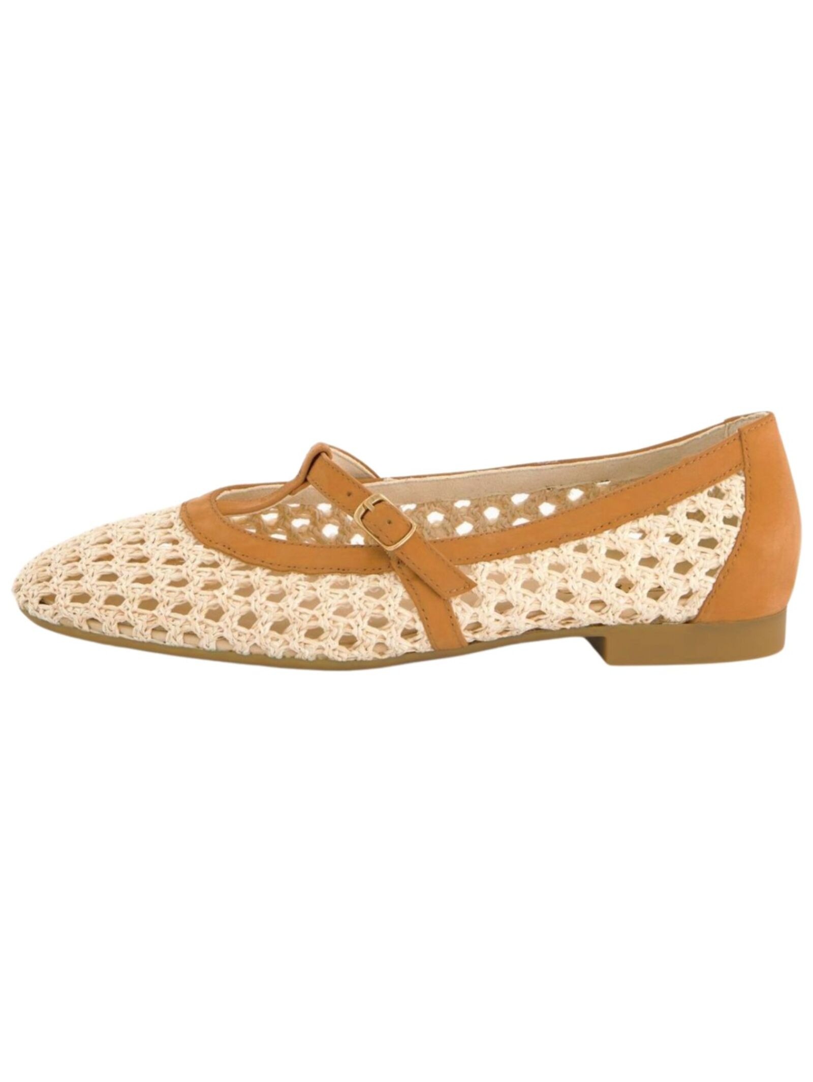 Paul Green Riemchenballerina »Paul Green Ballerinas Nubukleder/Textil«