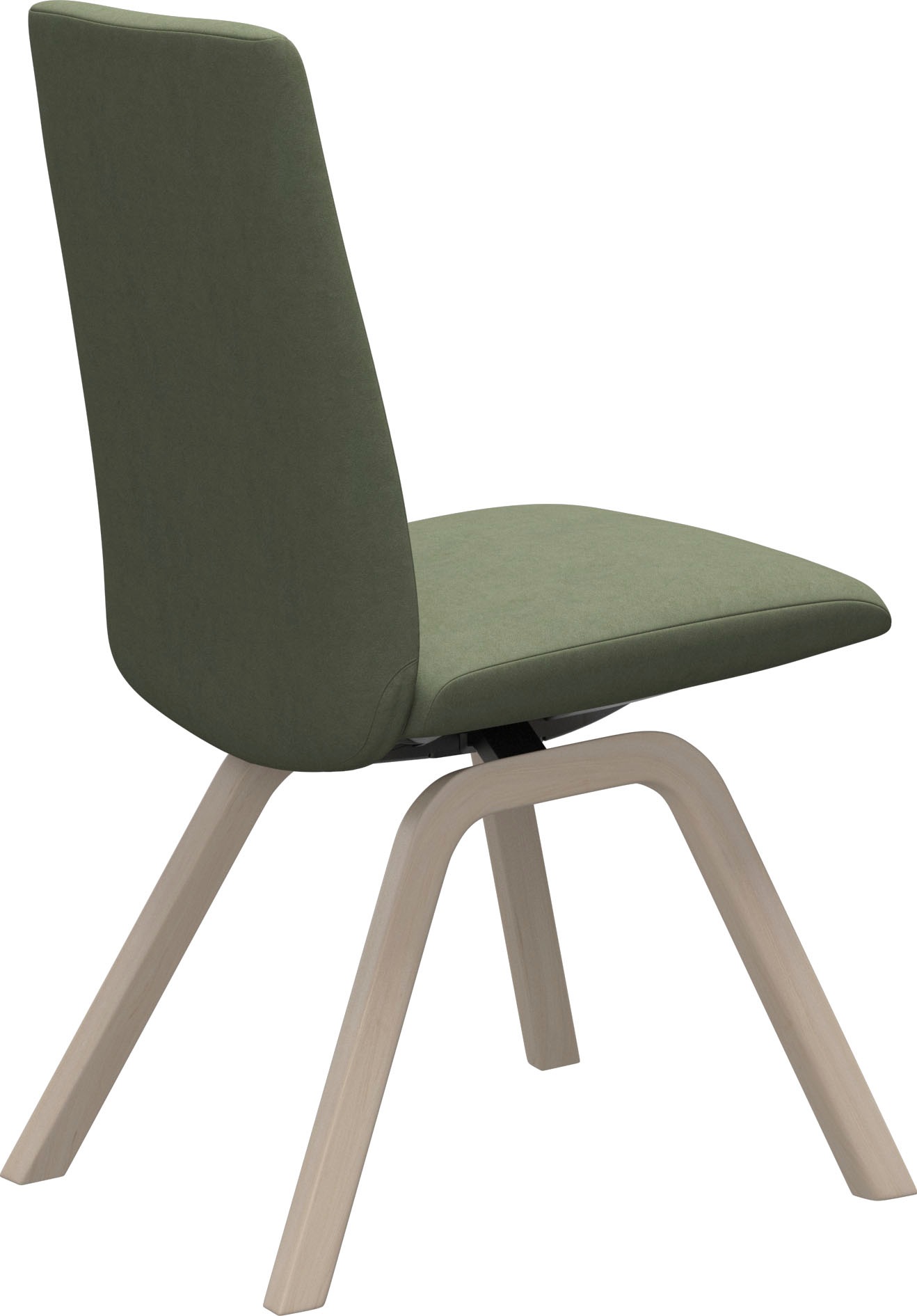 Stressless® Polsterstuhl »Laurel«, Microfaser DINAMICA, Low Back, Größe M, mit schräggestellten Beinen in Eiche gekalkt