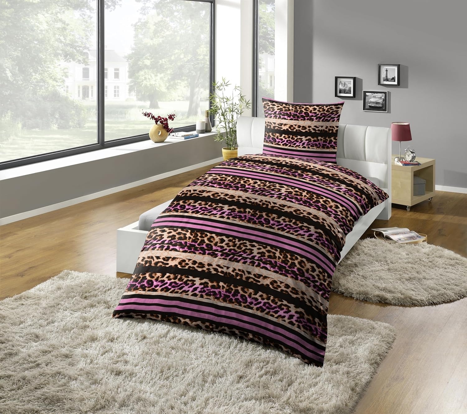 KiNZLER Bettwäsche »Polycotton Flanell« 2 tlg. besonders weich, verschiedene Designs