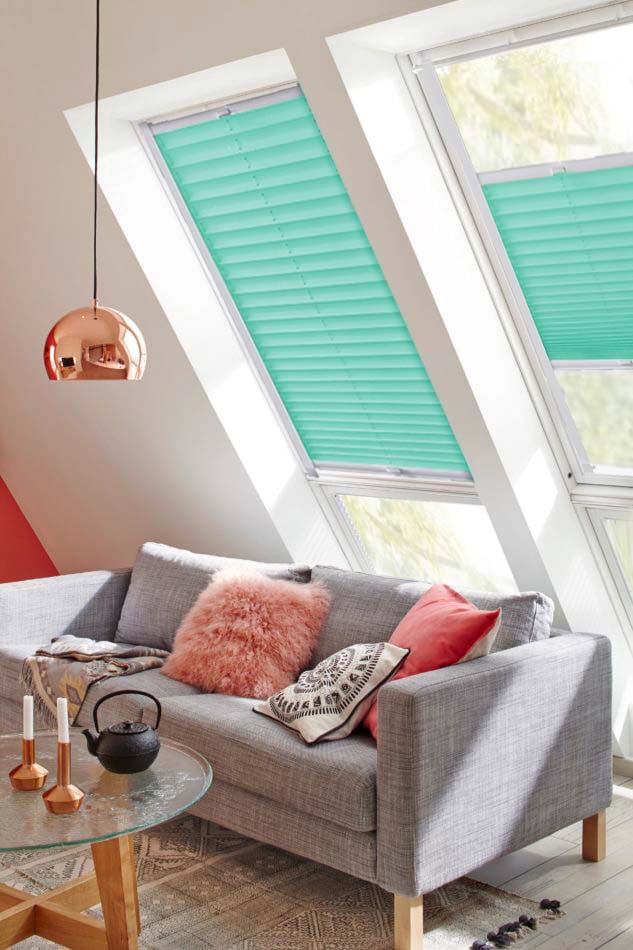 sunlines Dachfensterplissee »Classic Style Crepe«, Lichtschutz, verspannt, günstig online kaufen