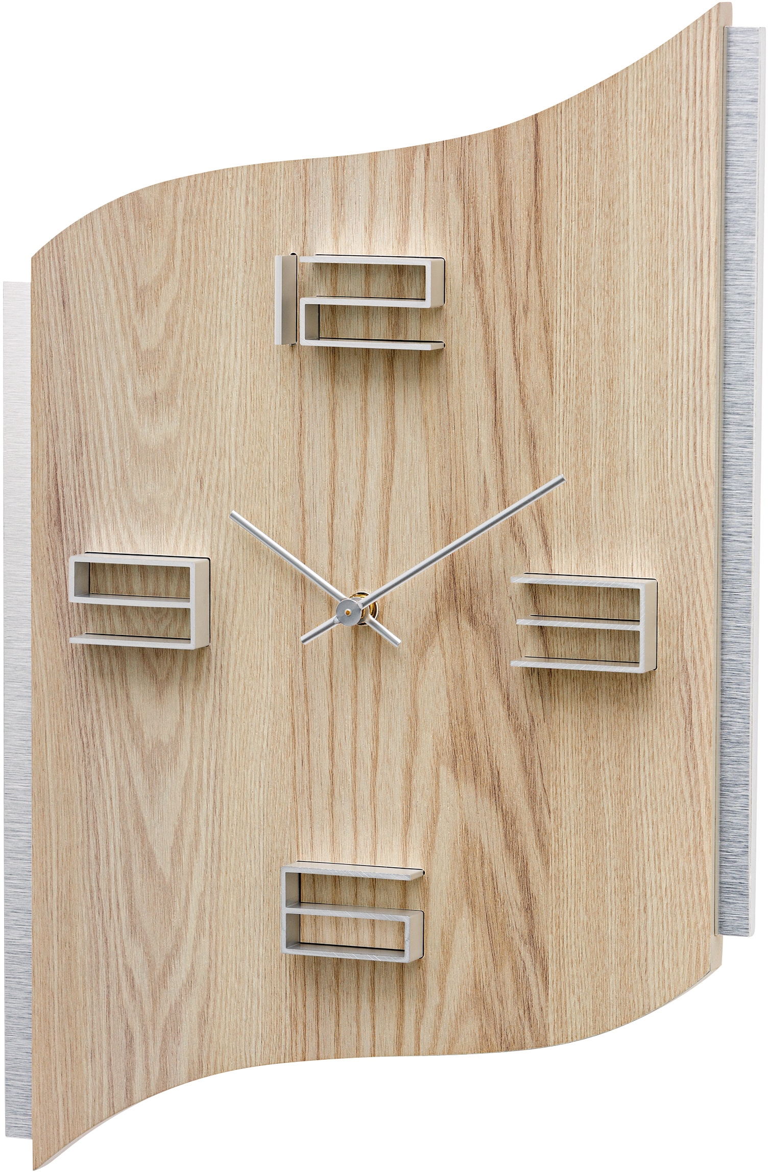 AMS Wanduhr »W9613«, Quarzuhr,Holz,Wohnzimmer,Esszimmer,Küche,Arbeitszimmer günstig online kaufen