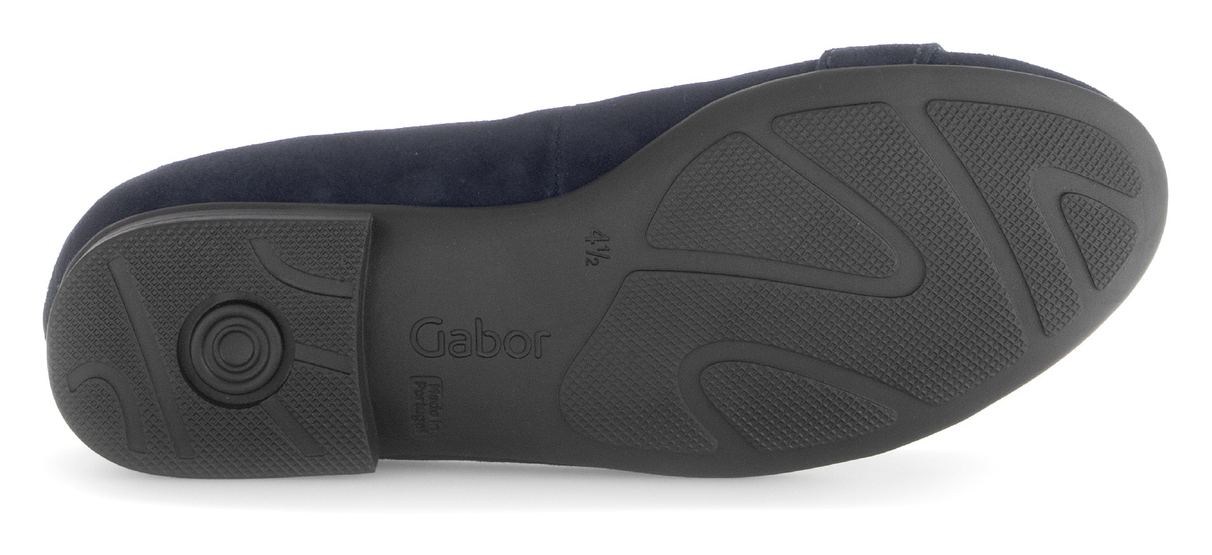 Gabor Ballerina »FLORENZ«, Blockabsatz, Businessschuh, Komfortschuh mit Elastikeinfass, Weite G