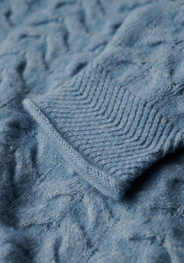 Superdry Strickpullover »LW CABLE ROLL NECK JUMPER«