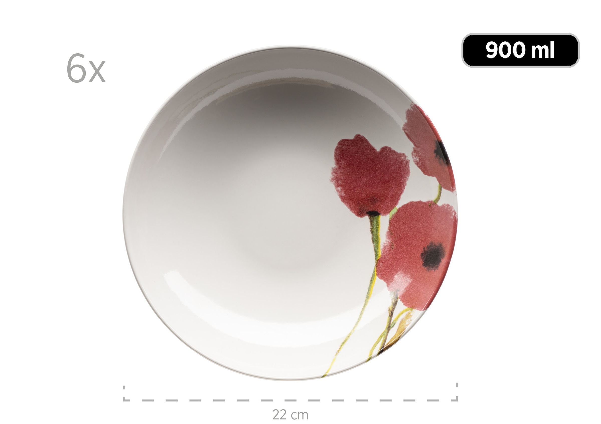 MÄSER Tafelservice »OSSIA, Teller Set, Keramik«