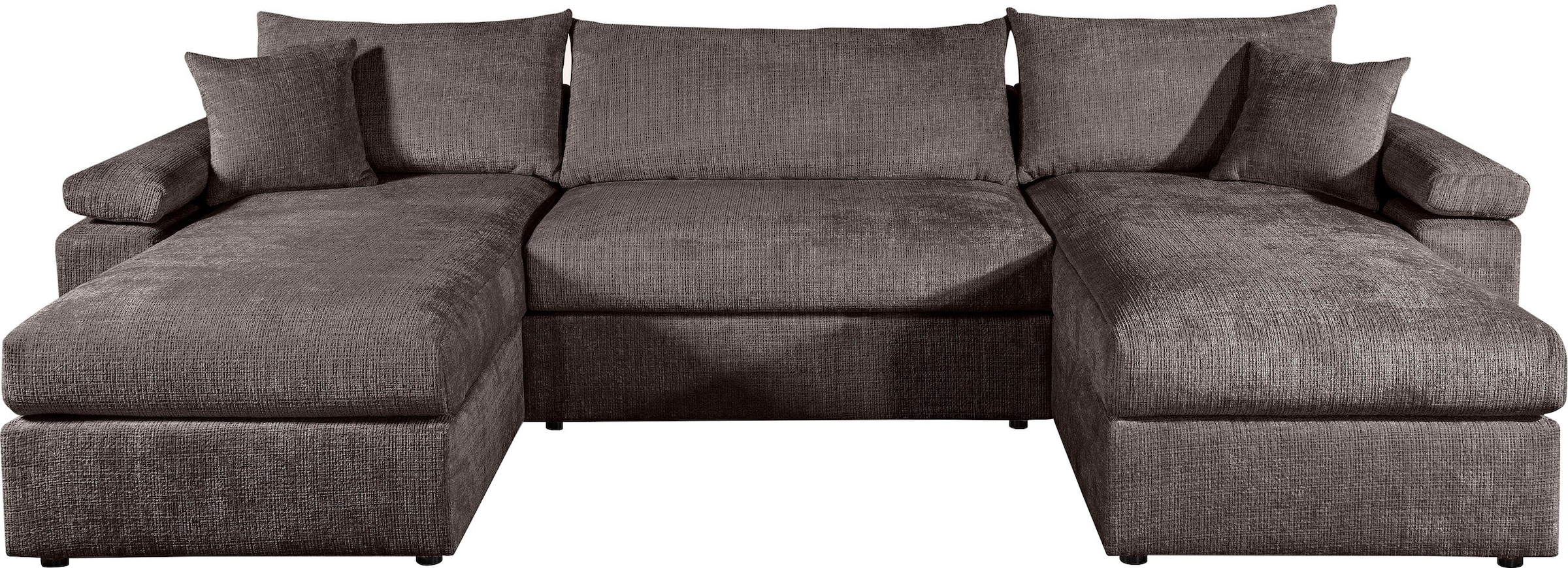 OTTO home Wohnlandschaft »Cosy U-From Breite 309 cm, Sitzaufbau im Sandwich-Federkern« Bezüge in Cord oder Struktur weich wählbar mit Kaltschaumauflage