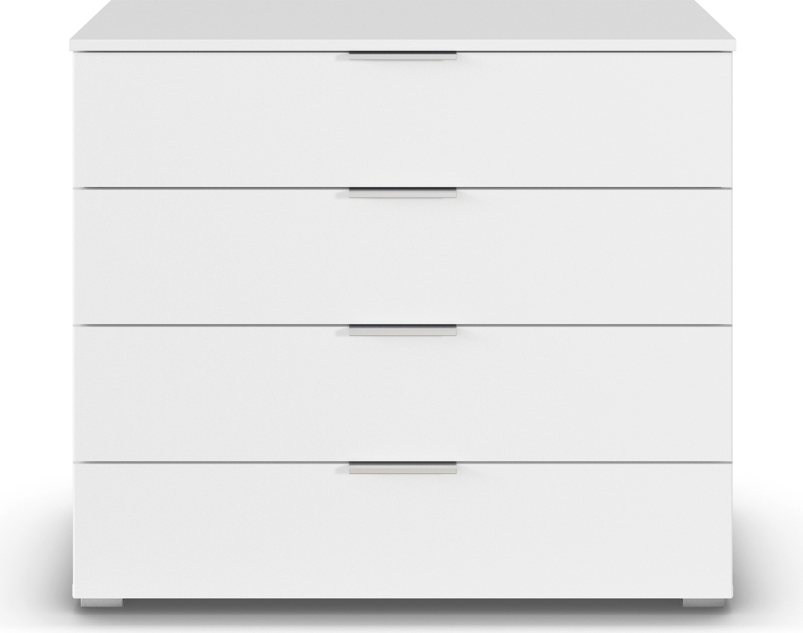 rauch Schubkastenkommode »Sideboard Schubladenkommode AGORDO mit Dekor- oder Hochglanzfront«, (in zwei Griff-Farben), Breite 93 cm mit 4 großen Schubladen für viel Stauraum MADE IN GERMANY