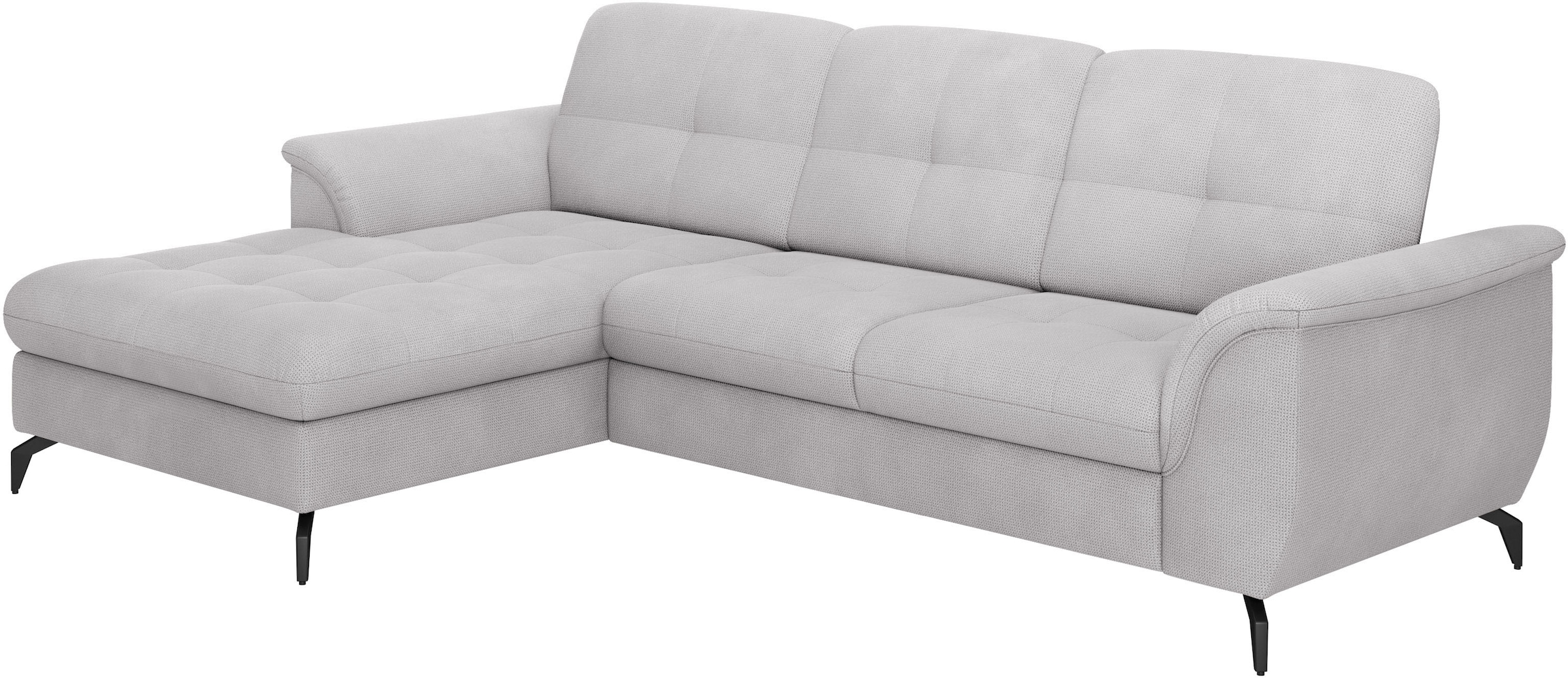 sit&more Ecksofa »Zora L-Form«, wahlweise mit Bettfunktion und Bettkasten