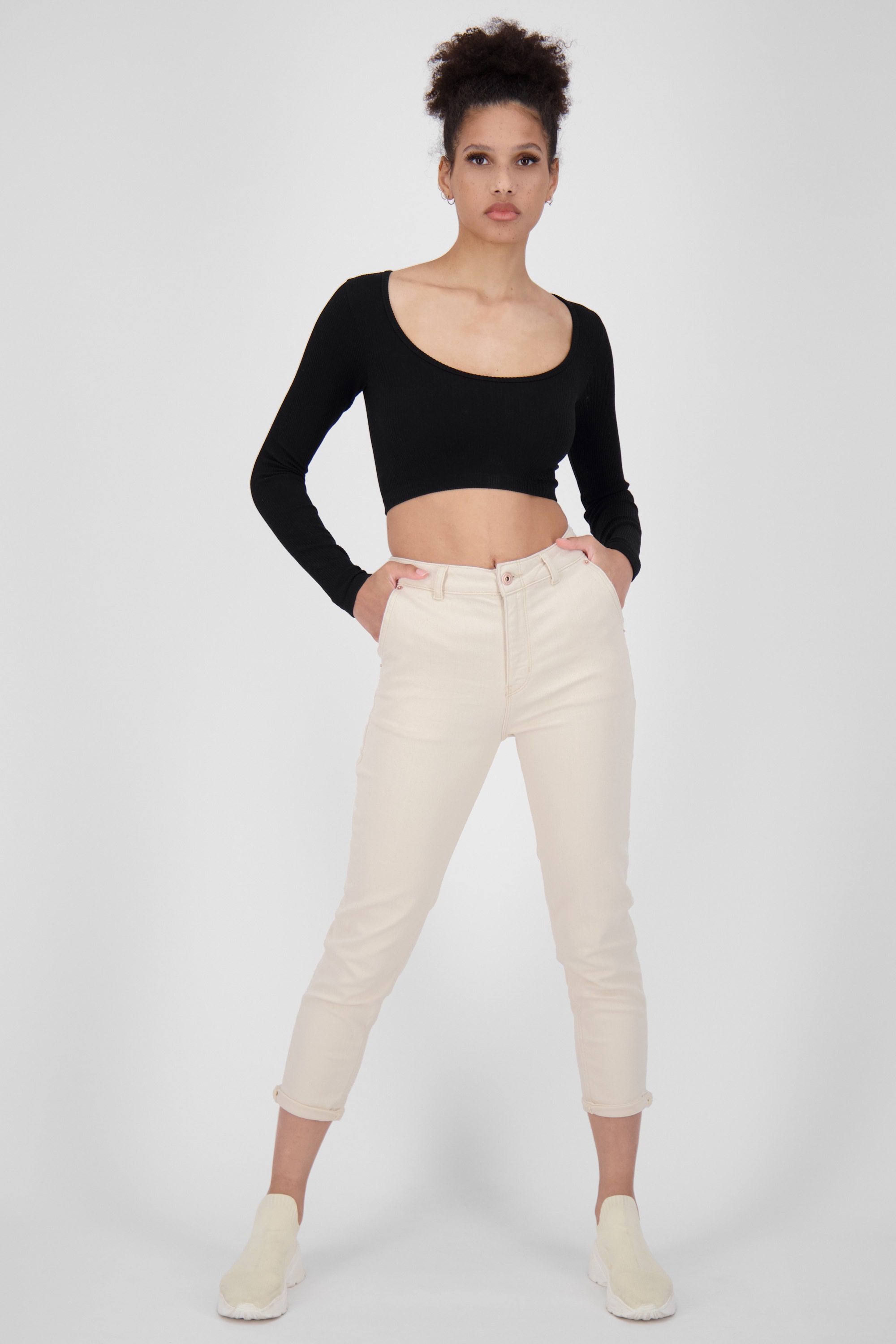 Alife & Kickin Mom-Jeans »Damen LaureenAK DNM R«