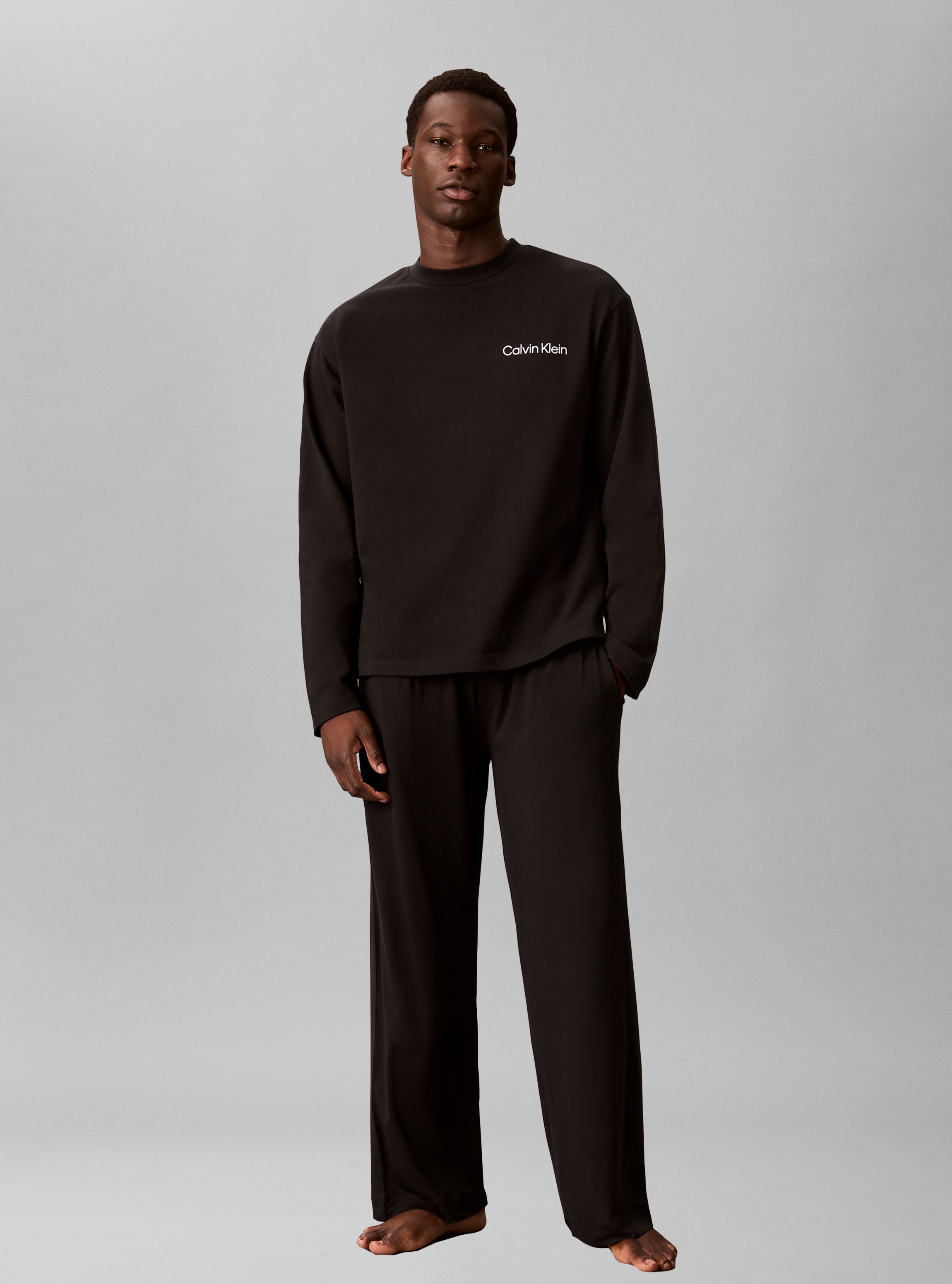 Calvin Klein Underwear Pyjamaoberteil Schlafshirt, Regular Fit, reine Baumwolle