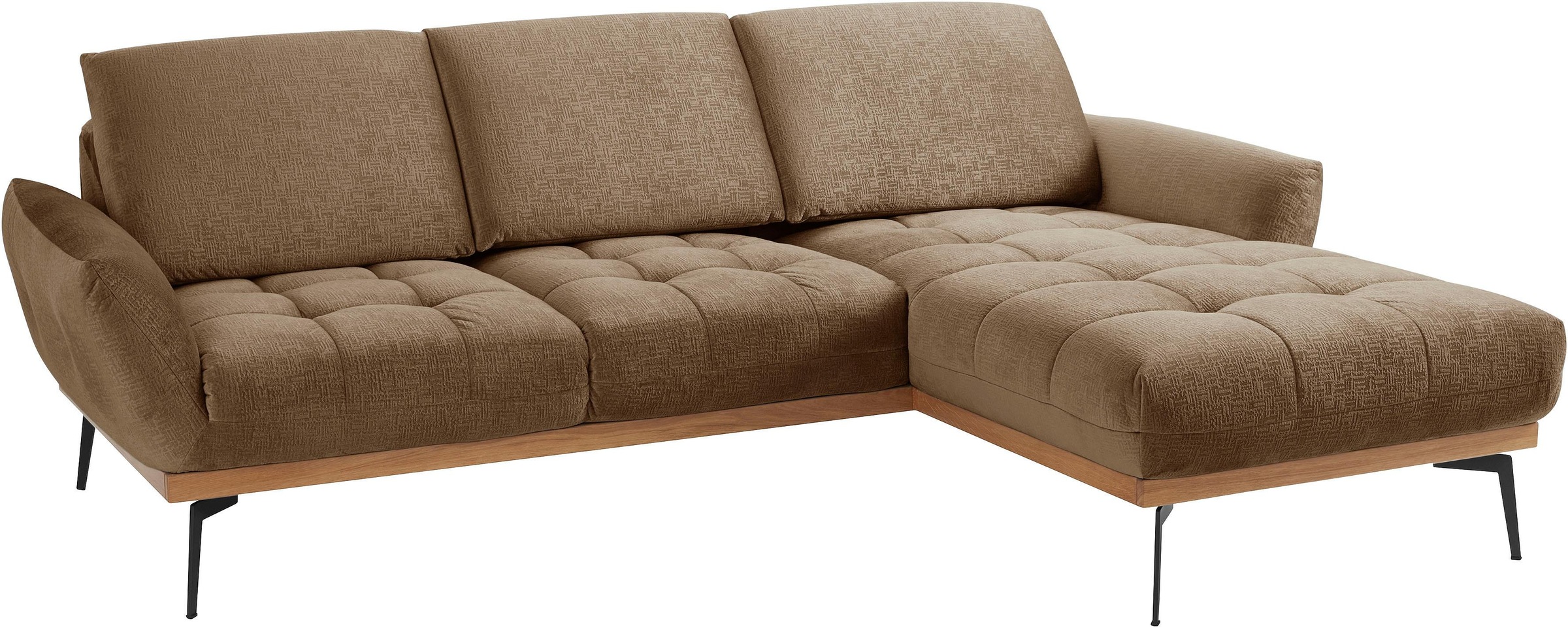 exxpo - sofa fashion Ecksofa »Palic, inkl. Rückenverstellung, bequem, elega günstig online kaufen