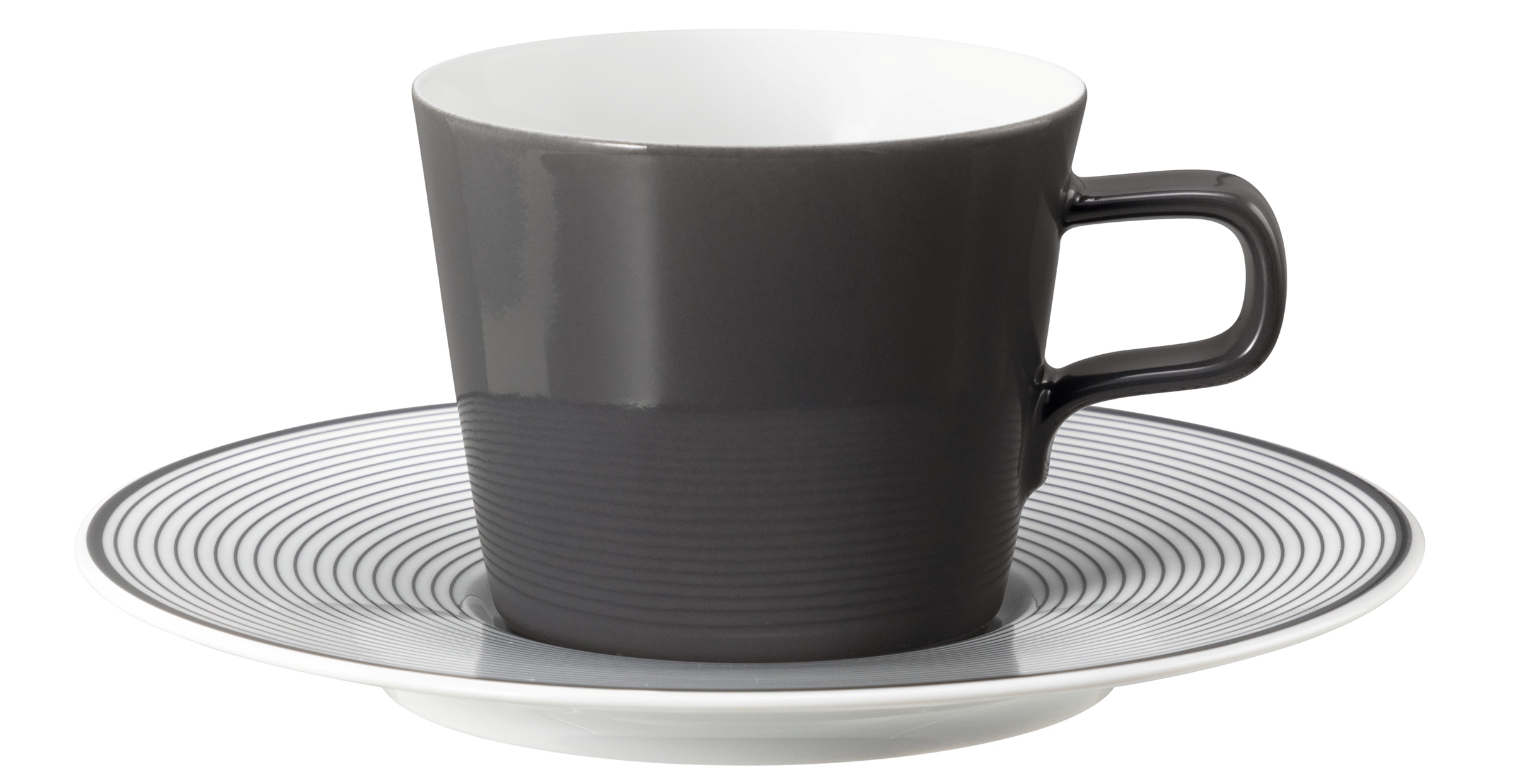 Seltmann Weiden Kaffeeservice »Geschirr-Set, Service No Limits Moments«, (Set, 18 tlg., 6 Kaffeetassen, 6 Kombi-Untertassen, 6 Frühstückteller), Tassen, Teller, Untertassen, Made in Germany, 18 Teile, für 6 Personen