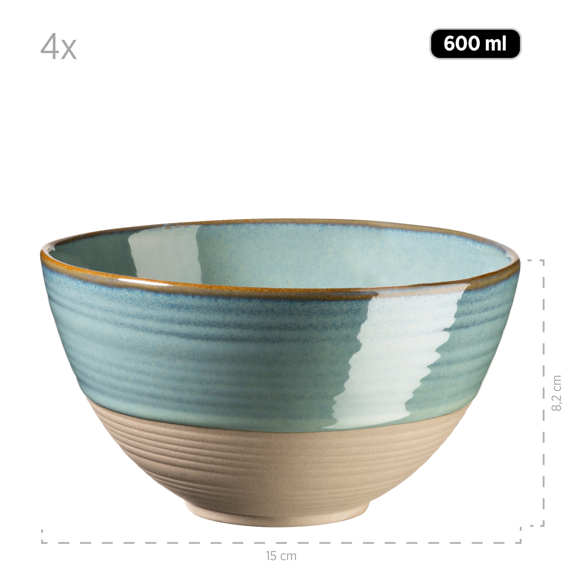 MÄSER Kombiservice »NOTTINGHAM, Geschirr-Set, Keramik«