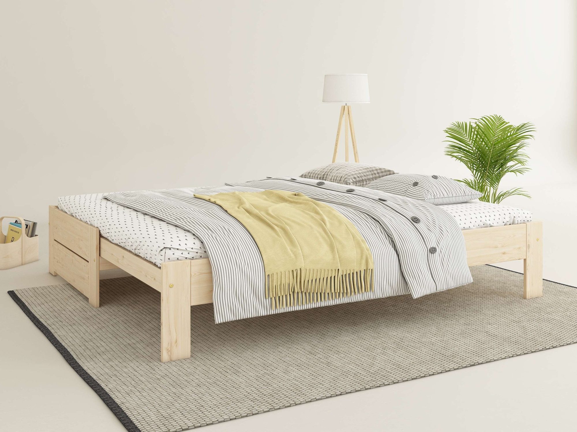 Home affaire Massivholzbett »Imme, ausziehbar 90cm-180cm, ideal für Schlafb günstig online kaufen
