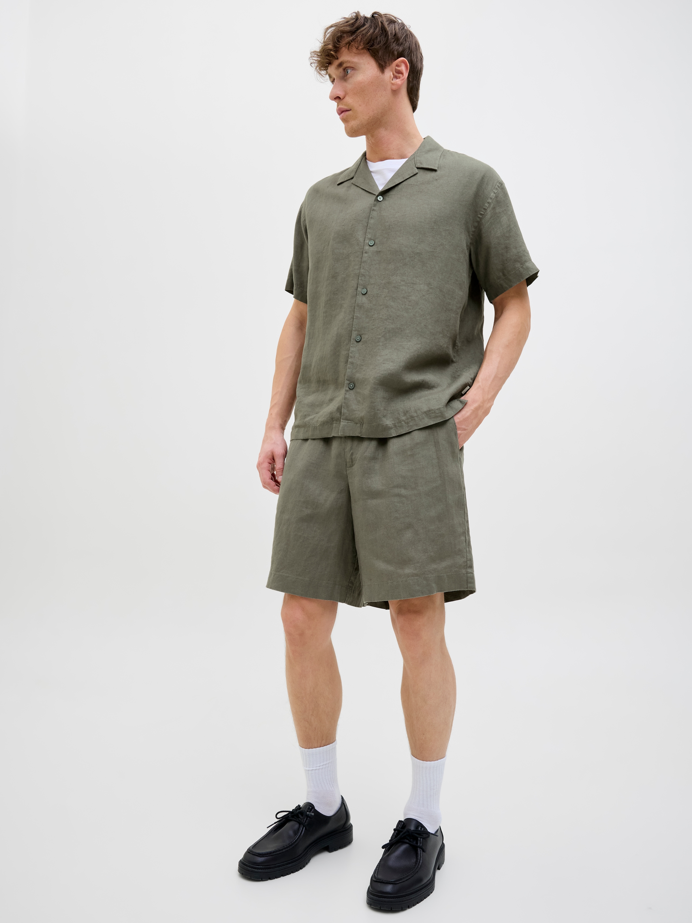 Jack & Jones Shorts »JPSTBILL LAWRENCE LINEN SHORTS SRT LN«