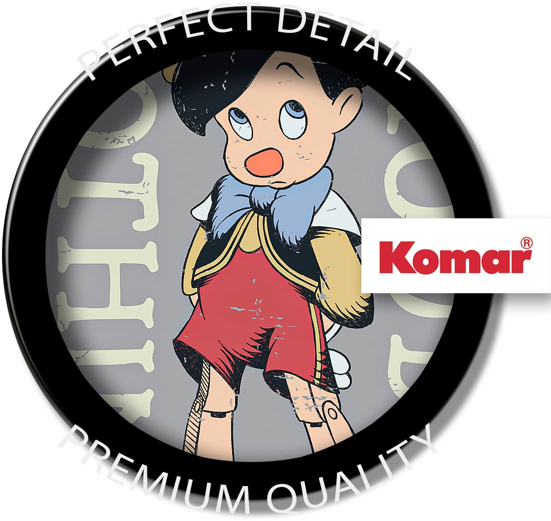 Komar Leinwandbild »Hey Pinocchio - Größe 40 x 40 cm«, Disney, (1 St., 40 x 40 cm (Breite x Höhe), Keilrahmenbild mit Echtholzrahmen, Kinderzimmer
