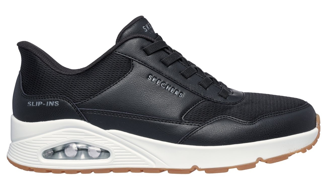 Skechers Slip-On Sneaker »UNO-SIMPLIFIED SLIP-IN«, Schnürschuh, Retro Sneaker, Freizeitschuh mit Slip-Ins Technologie