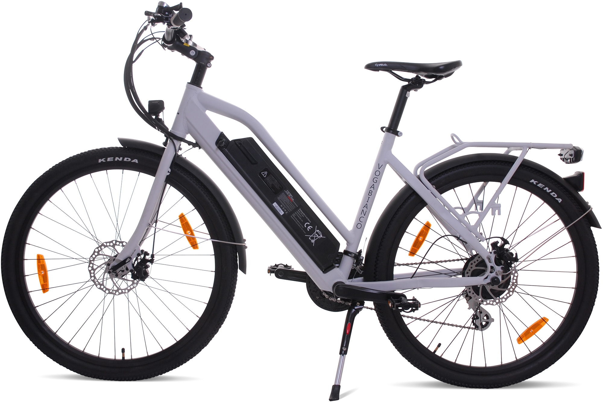 LLobe E-Bike »Voga Bianco«, 21 Gang, Shimano, Heckmotor 250 W, Pedelec, Elektrofahrrad für Damen u. Herren