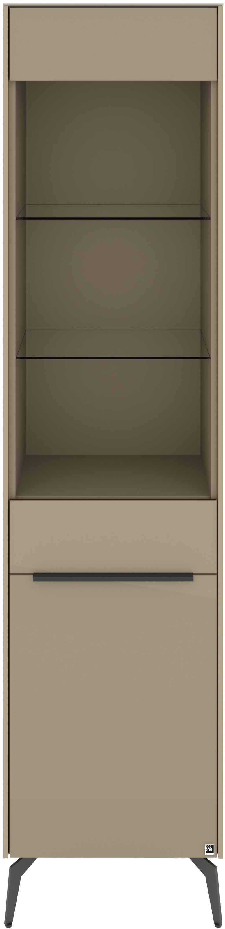 set one by Musterring Standvitrine »Reno« 1 Stk. tlg. Mit Winkelfuß in diversen Farben, 200 cm Höhe & Farbauswahl