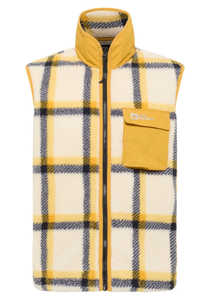 Jack Wolfskin Fleeceweste »FELSLICHT CHECK VEST M«