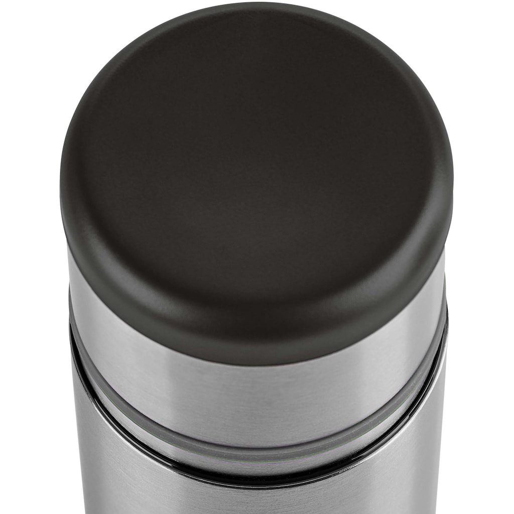 Emsa Isolierflasche »Mobilty«, Edelstahl schwarz, SAFE LOC-Verschluss, 100% dicht, 12h heiß/24h kalt